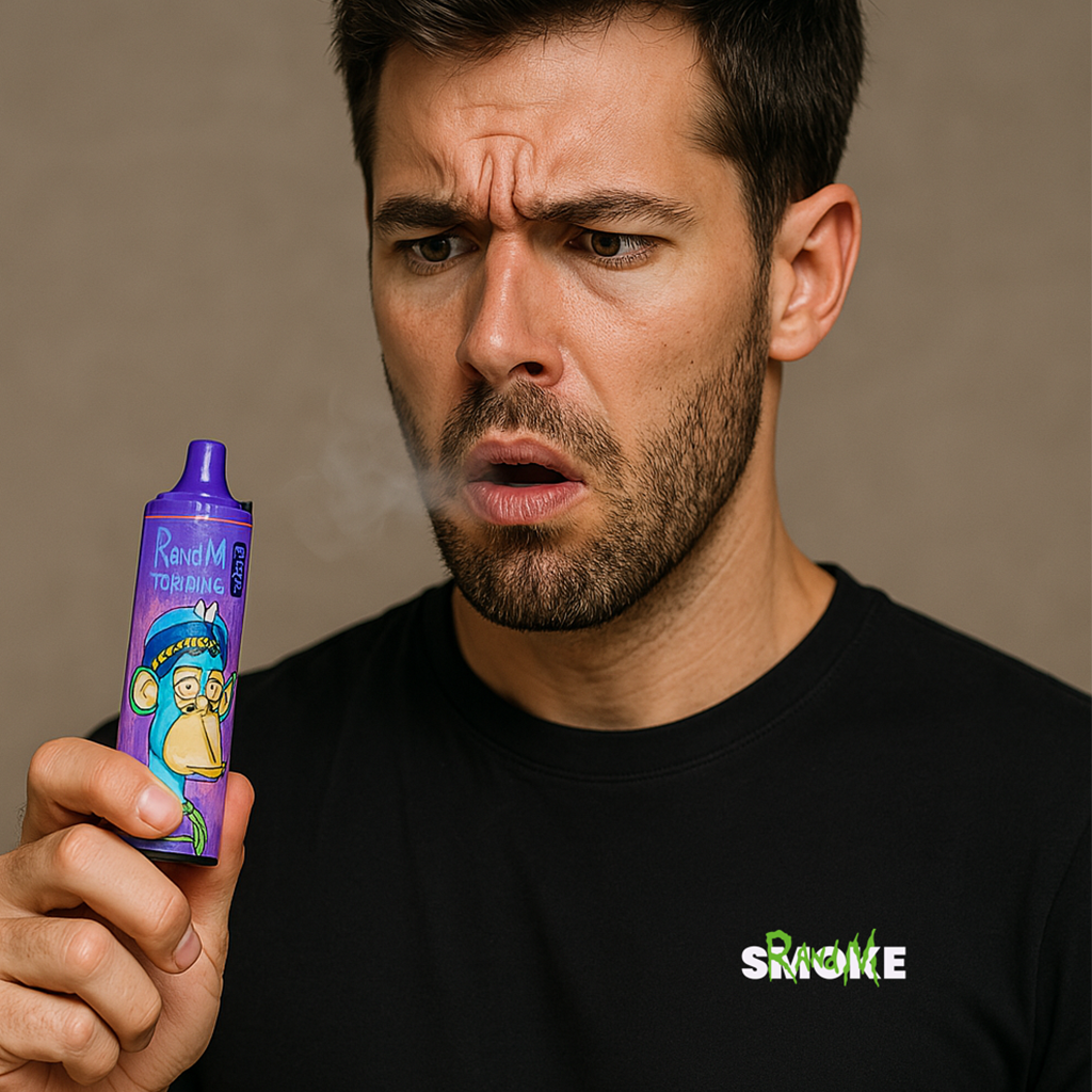 Warum schmeckt meine RandM Vape verbrannt?