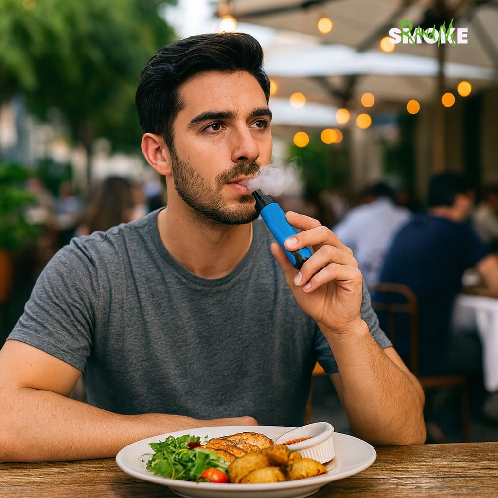 RandM Vape in der Öffentlichkeit