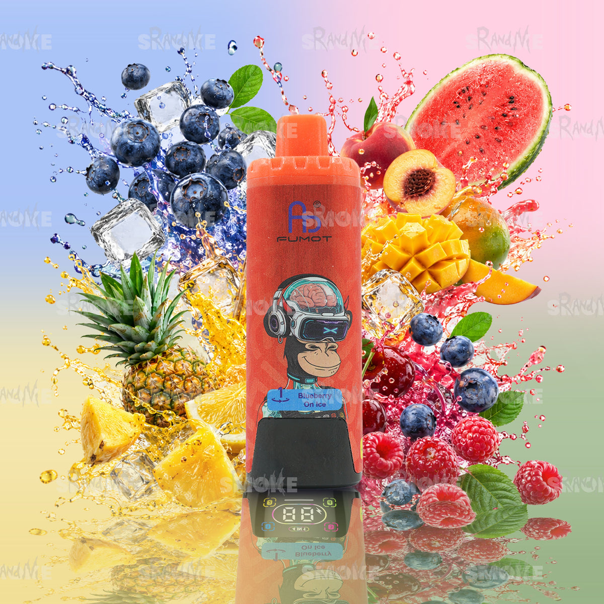 Eco 4in1 80K Blue Tropical Mix – blaue Früchte und tropische Aromen im 4-in-1 System