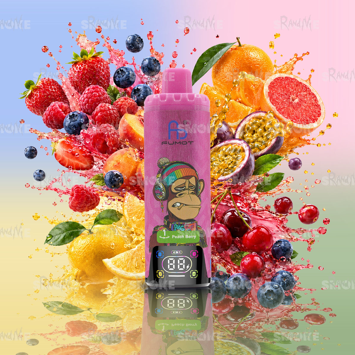 Eco 4in1 80K Citrus Berry Mix – Zitrusfrüchte und Beeren in vier Geschmacksrichtungen