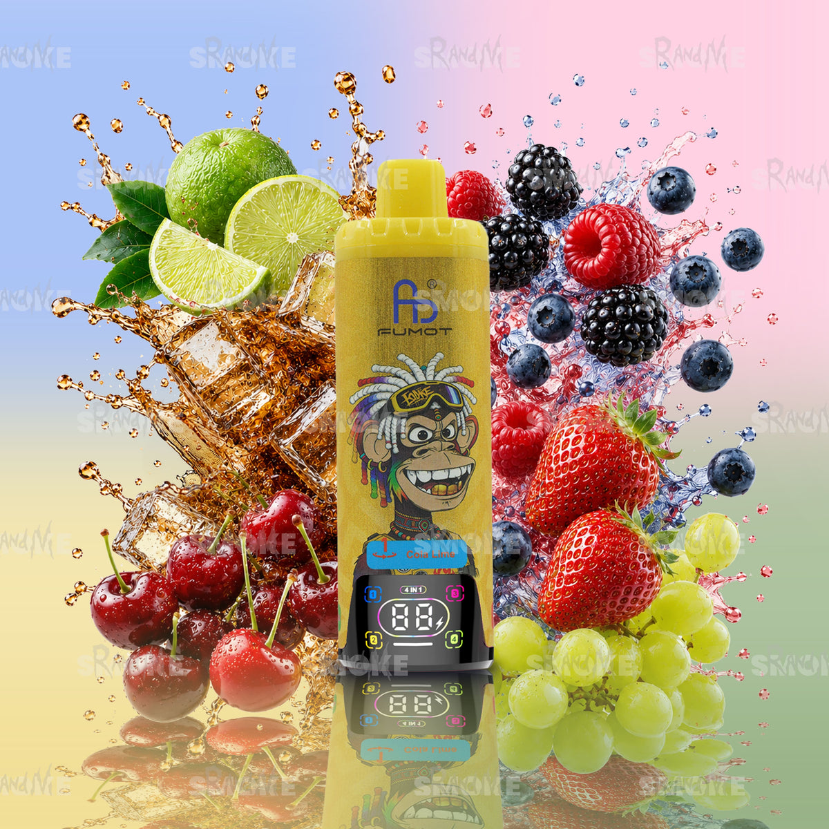 Eco 4in1 80K Cola Fruit Mix – Cola und fruchtige Aromen im 4-in-1 System