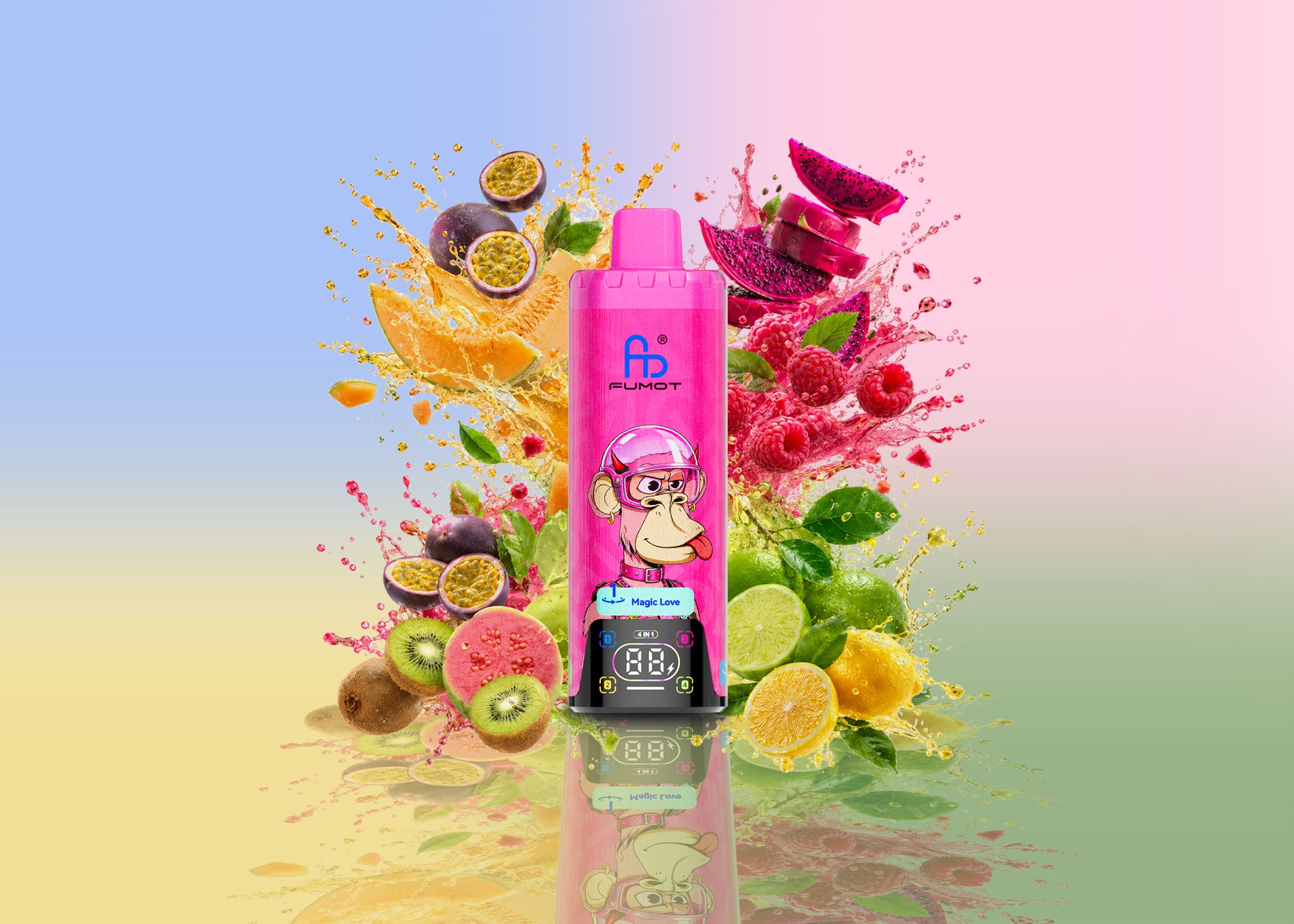 Eco 4in1 80K Kategoriebild – 4-in-1 Vape mit wechselbaren Geschmacksrichtungen