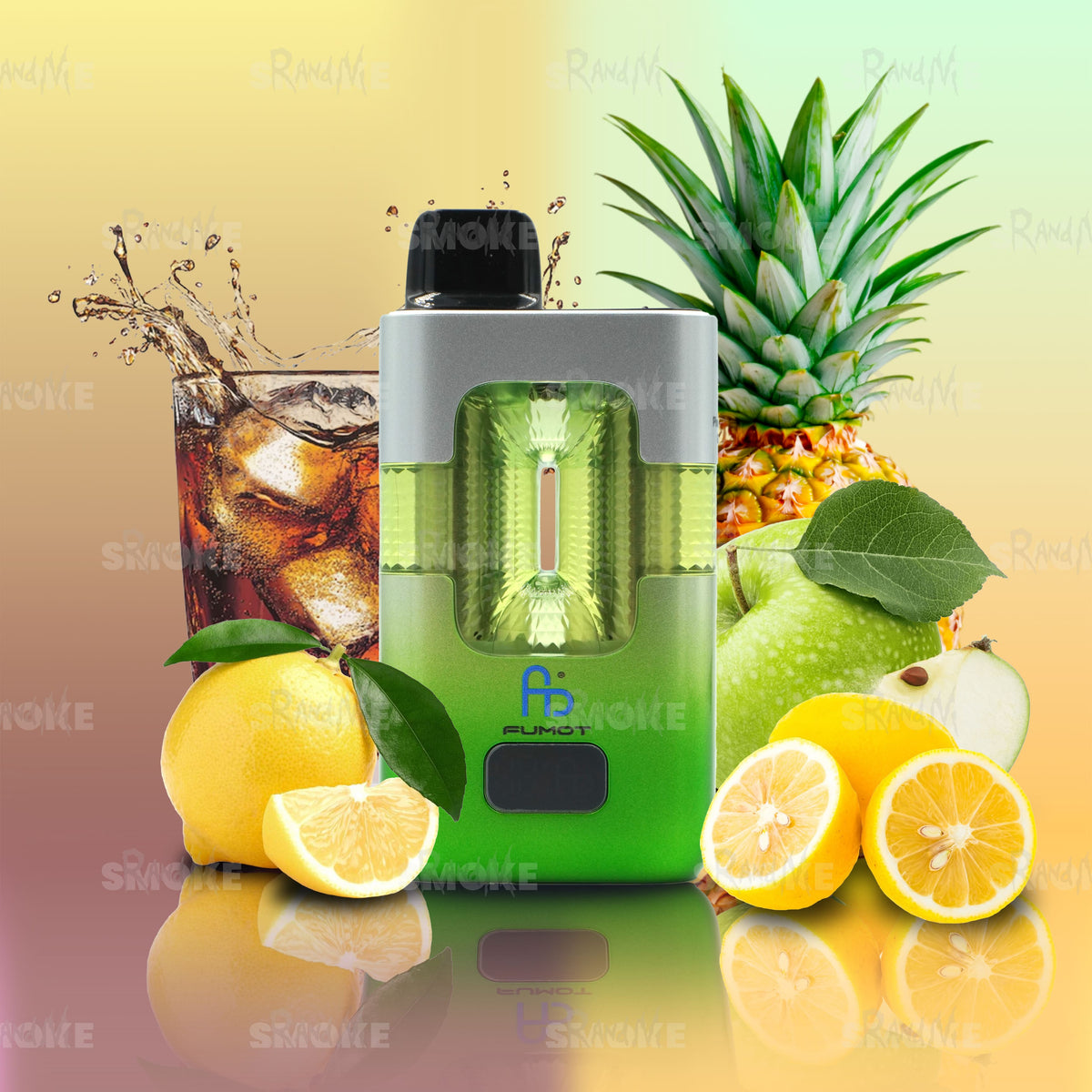 FUMOT 50000 Cola Lemon & Pineapple Lemon Green Apple – Cola Zitrone mit fruchtigem Mix
