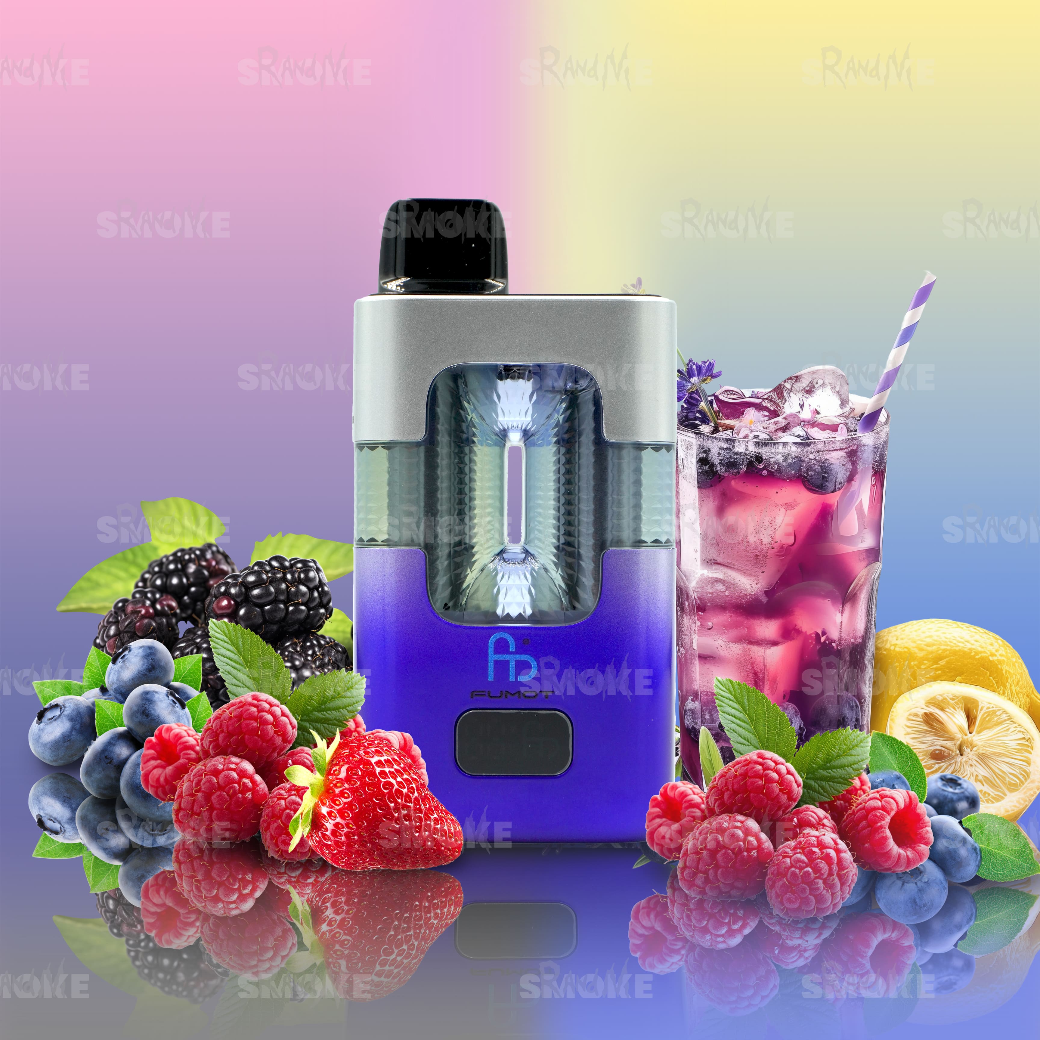 FUMOT 50000 Mixed Berries & Blue Razz Lemonade – Beerenmix mit spritziger Limonade