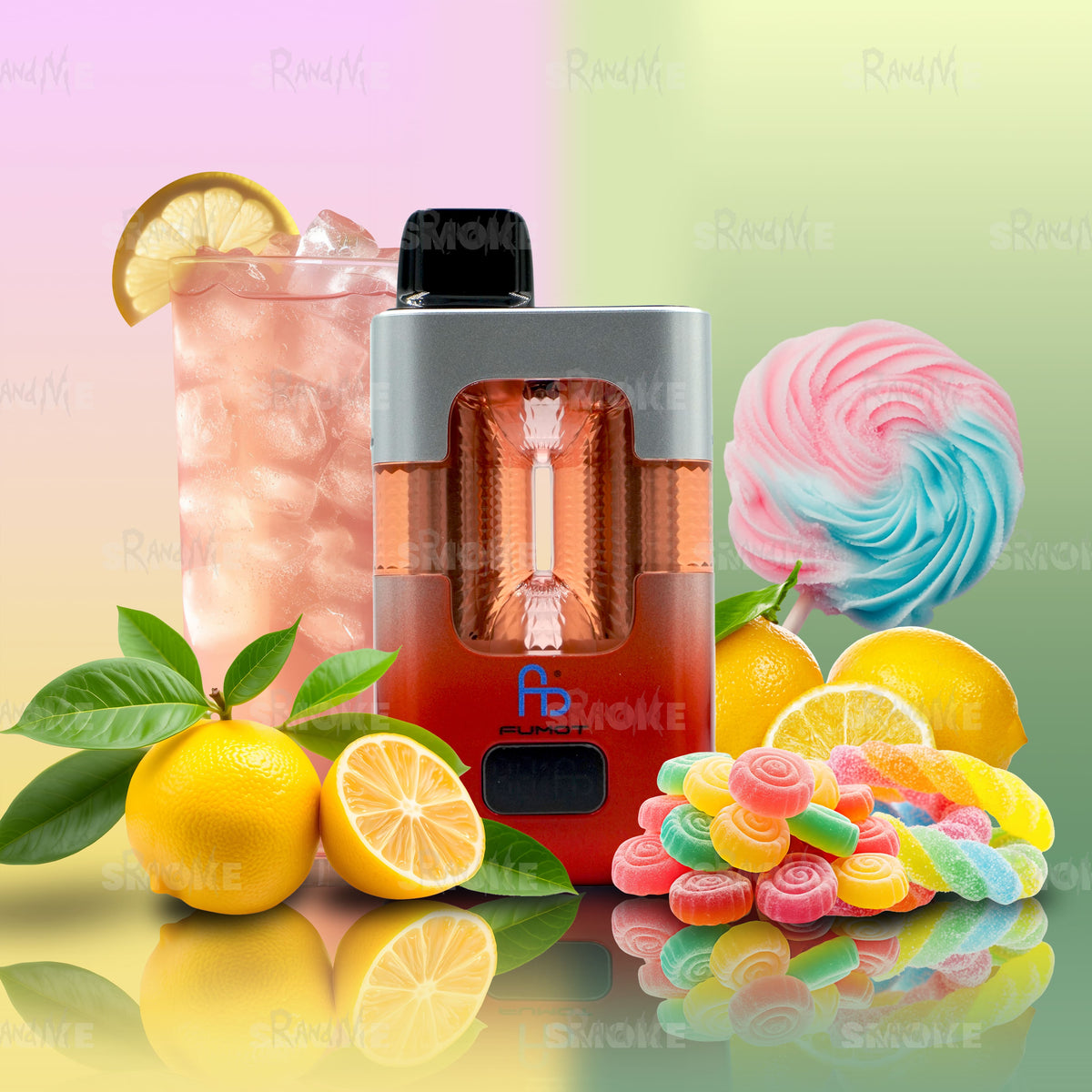 FUMOT 50000 Pink Lemonade & Sour Candy – süß saure Limonade mit Candy Note
