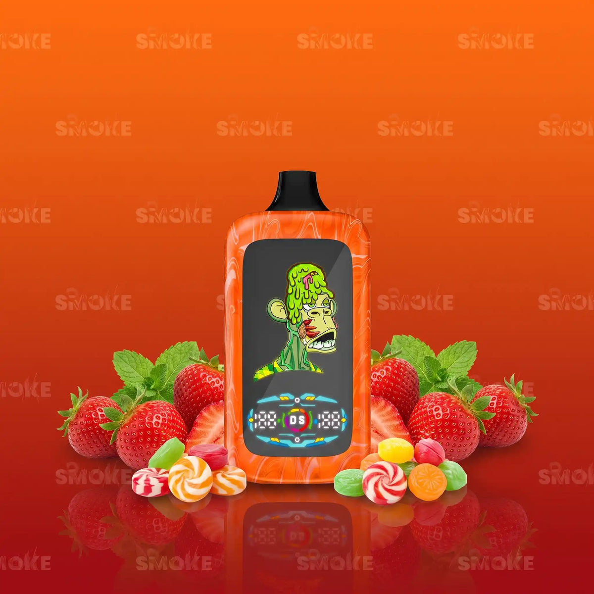 Fumot Digital Monkey 20K/40K – Strawberry Mint Candy – Produktabbildung