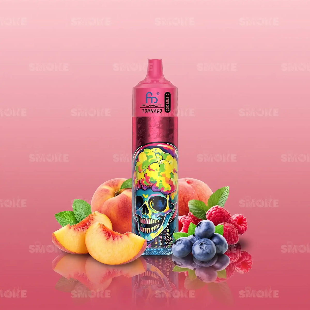 RandM Tornado Vape 30000 Peach Berries – Pfirsich und gemischte Beeren