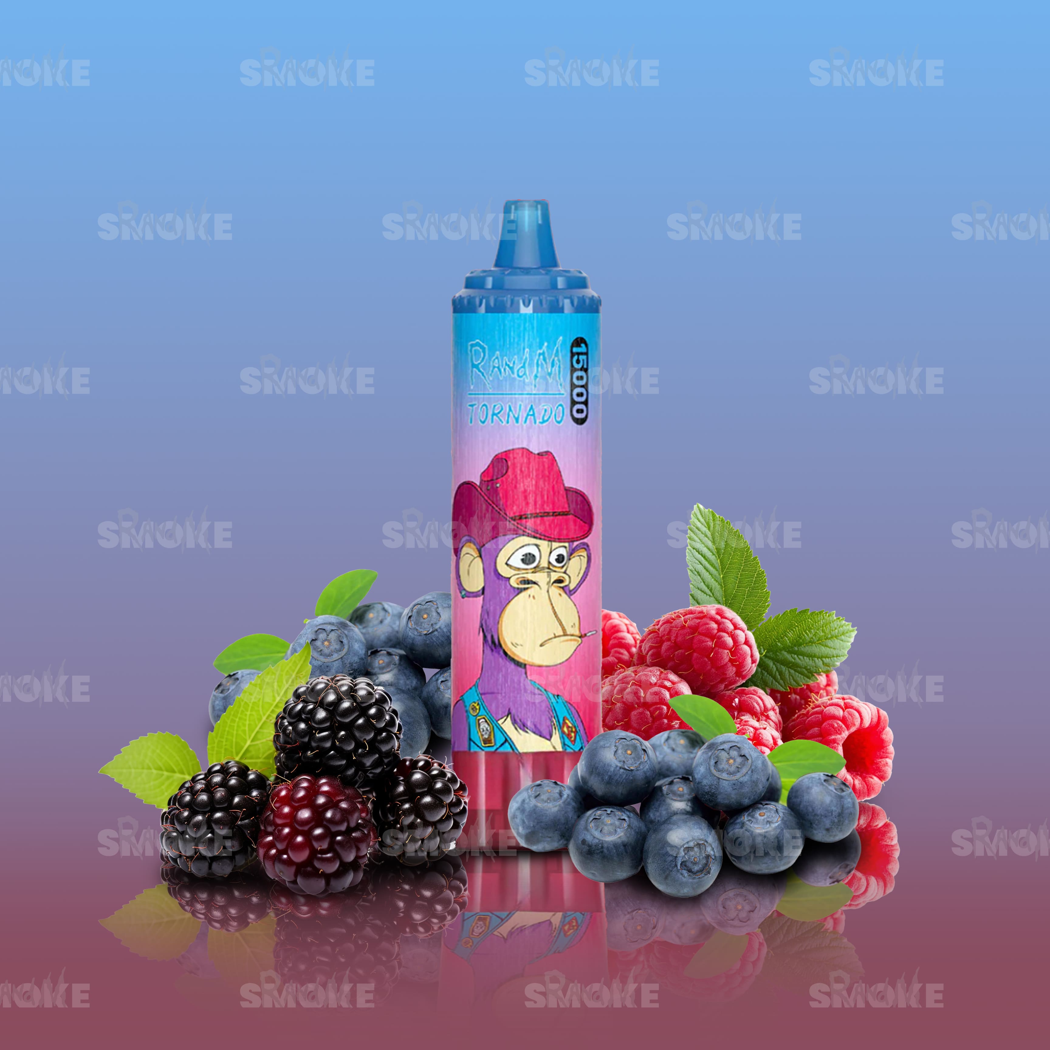 RandM Tornado Vape 15000 Mixed Berries – Bunte Beerenmischung
