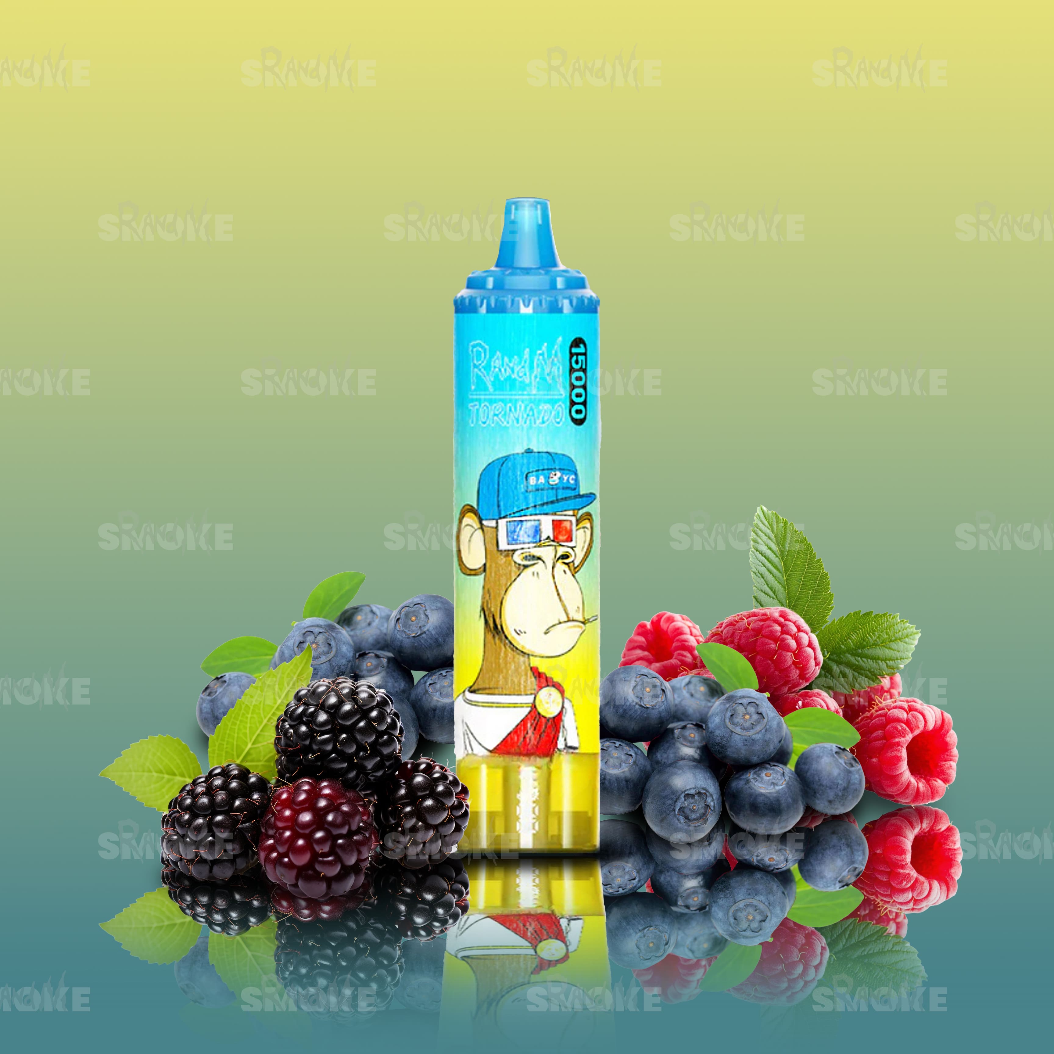 RandM Tornado Vape 15000 Mr Blue – Fruchtig-frischer Beerenmix