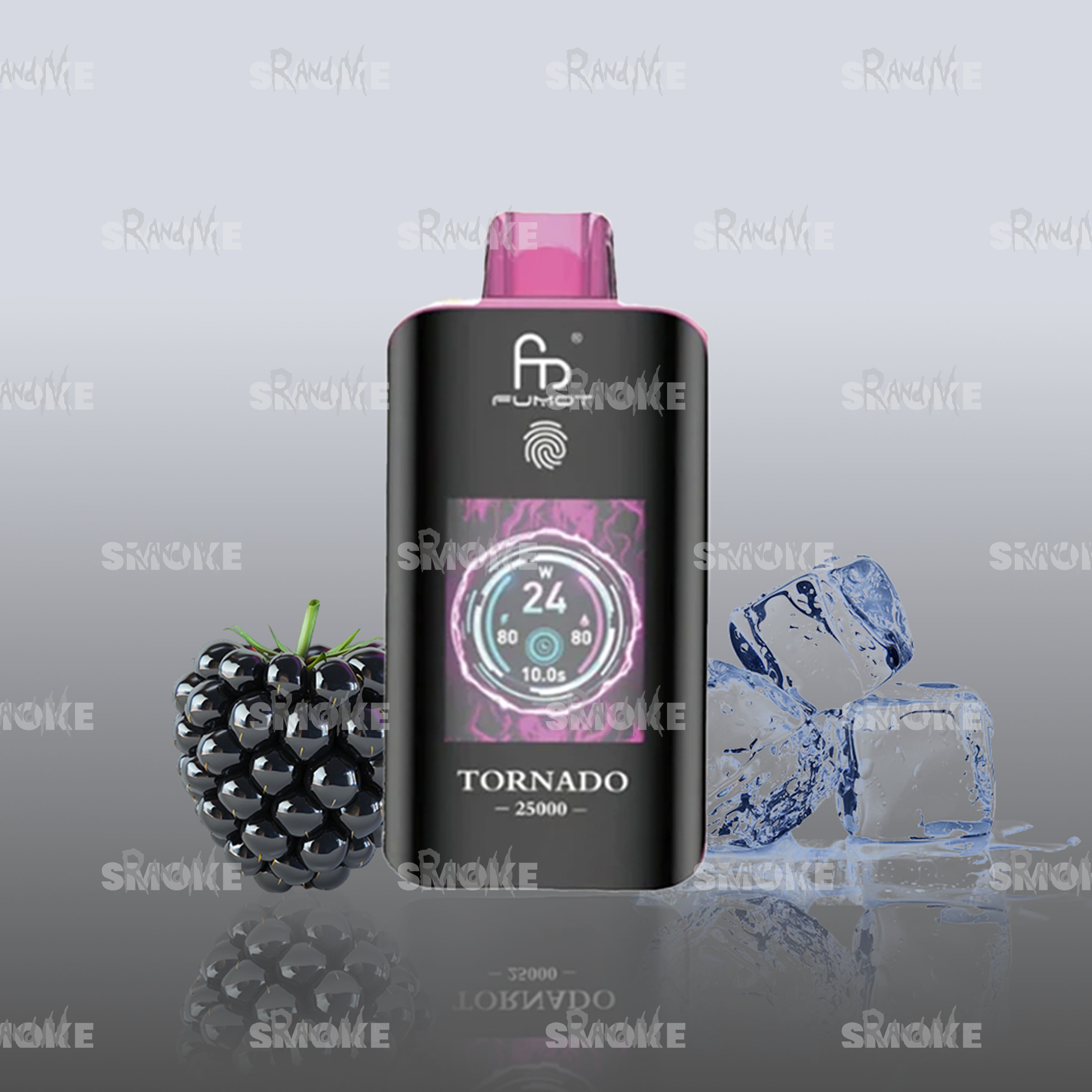 RandM Tornado Vape 25000 Black Ice – Starker Menthol-Kick