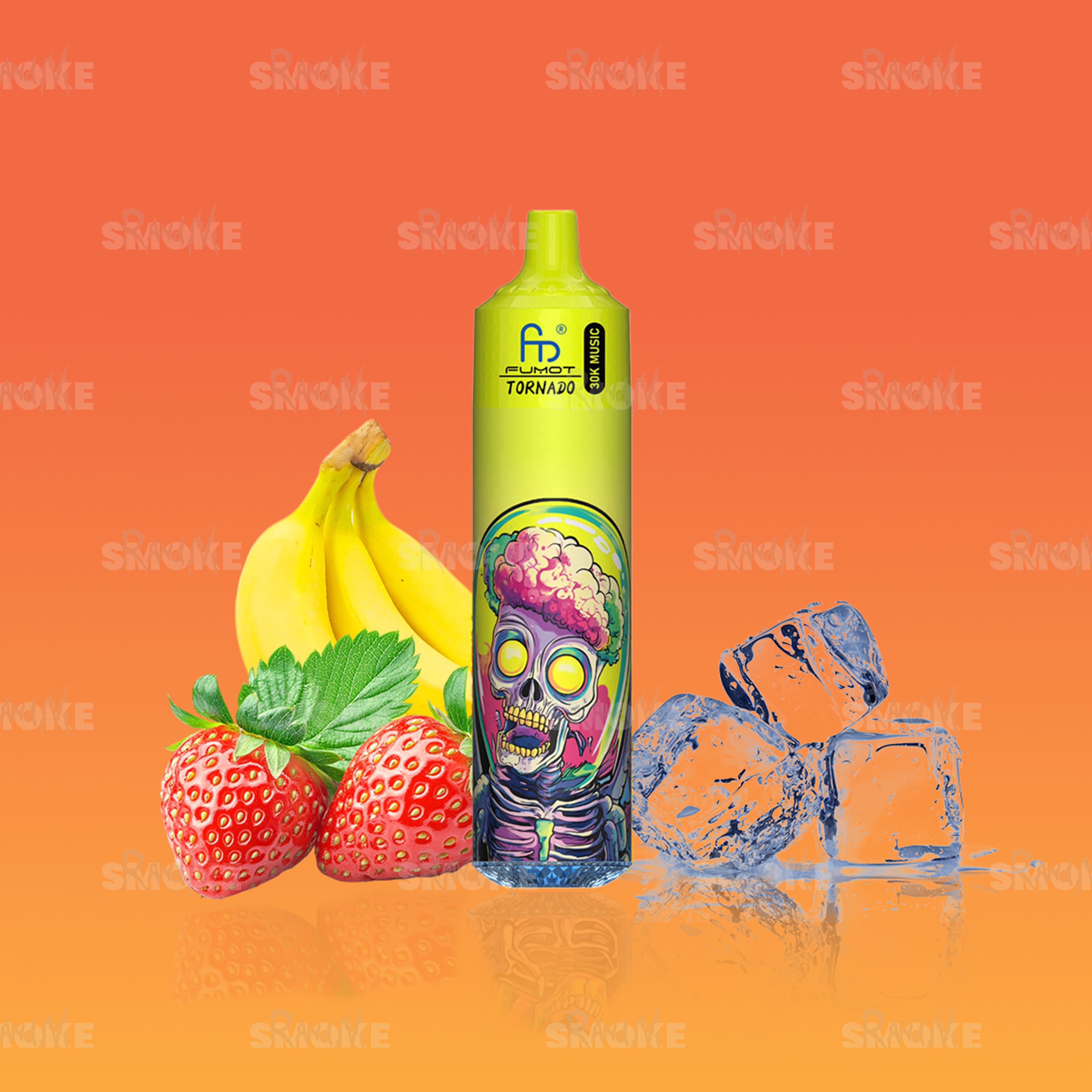 RandM Tornado Vape 30000 Strawberry Banana – Fruchtige Erdbeere mit Banane