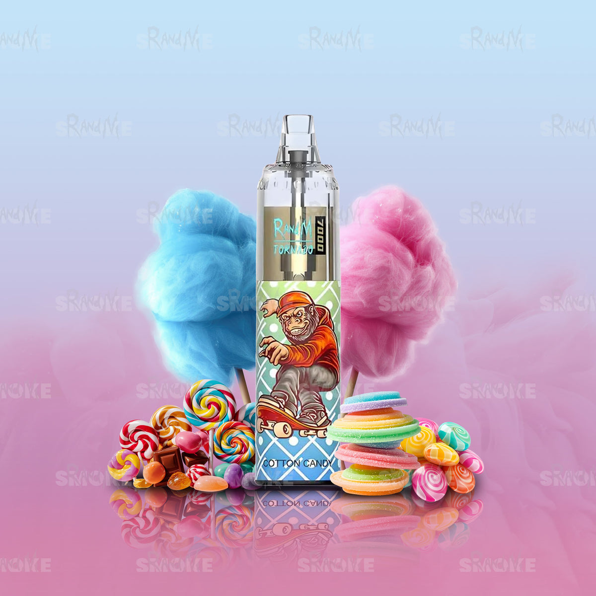 RandM Tornado Vape 7000 Cotton Candy – Zuckerwatte-Aroma
