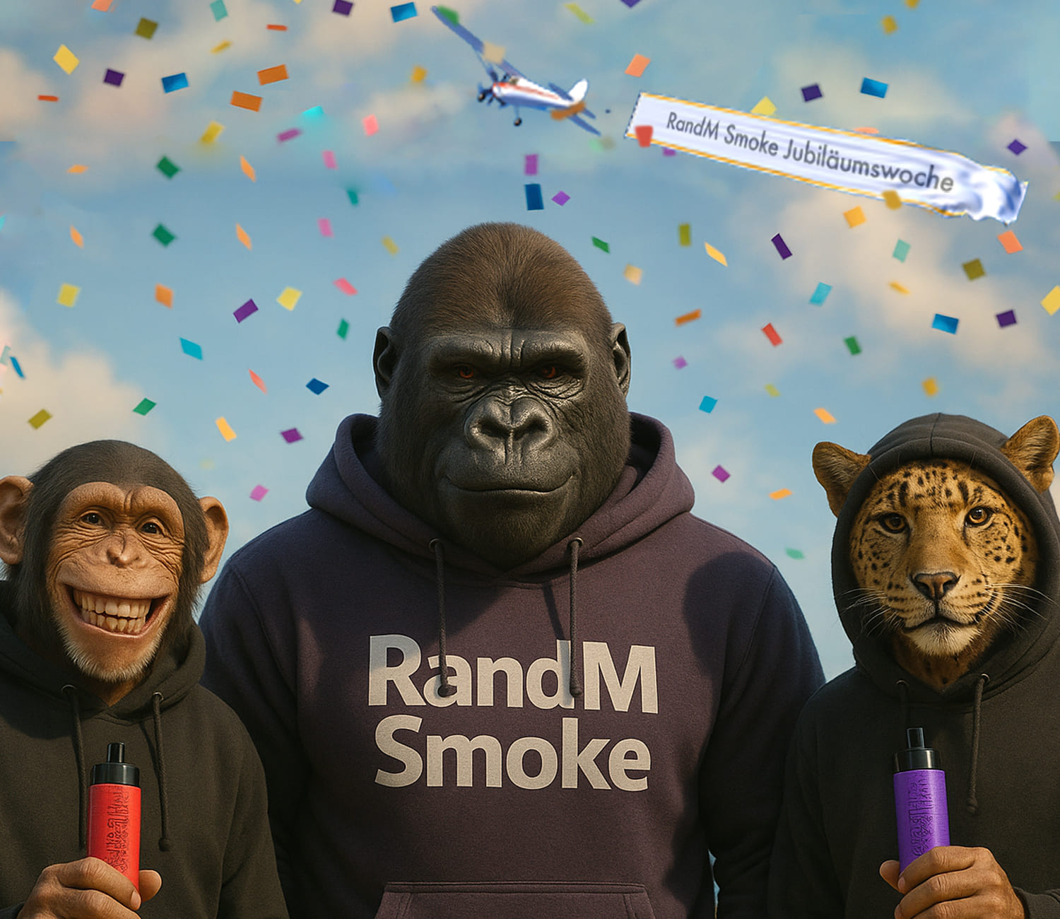 RandM Tornado Vapes Jubiläums Banner Mobil – Kollektion und Angebote