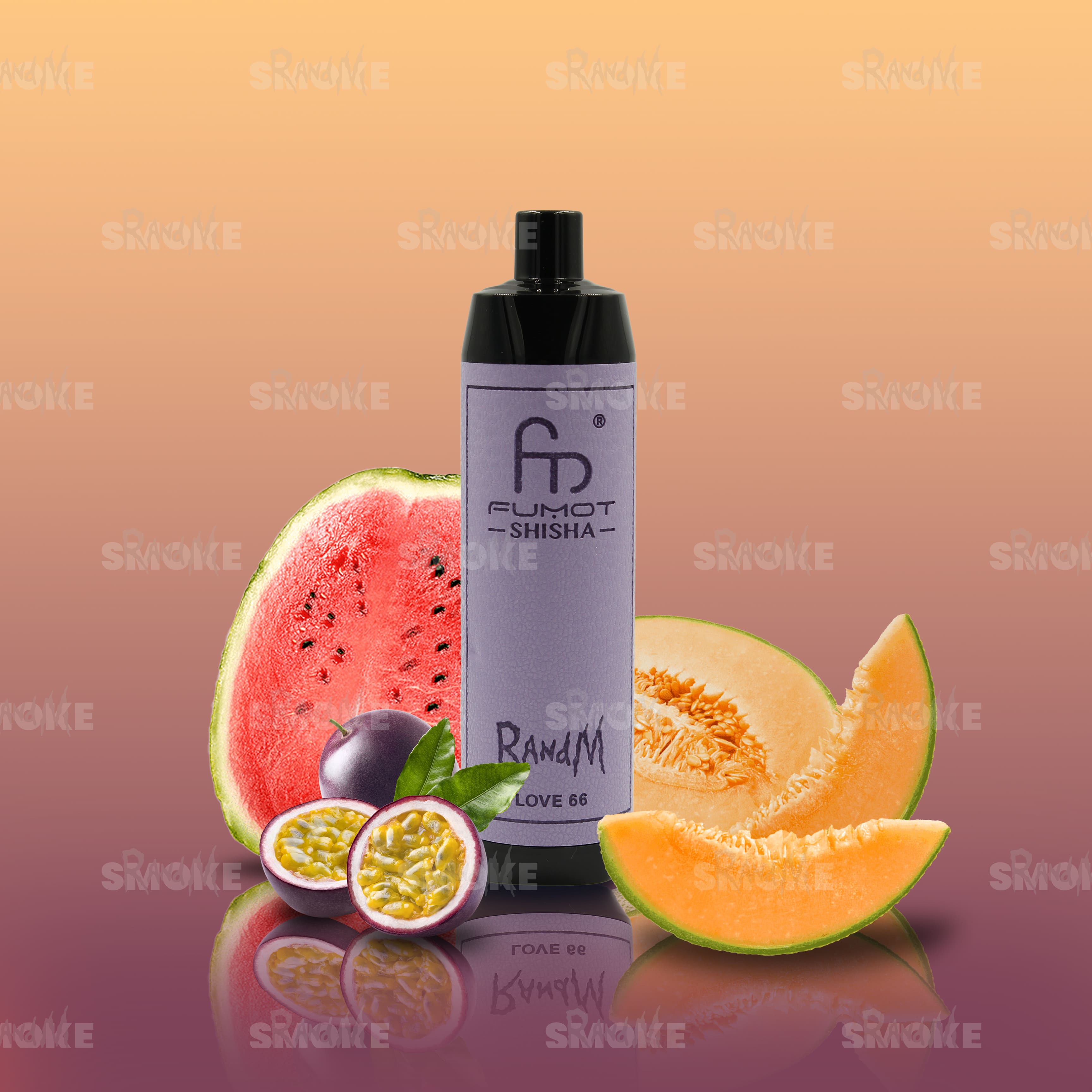 RandM Vape Tornado 10000 Love 66 – Fruchtige Kombination aus Wassermelone, Honigmelone und Beeren für ein süß-exotisches Geschmackserlebnis