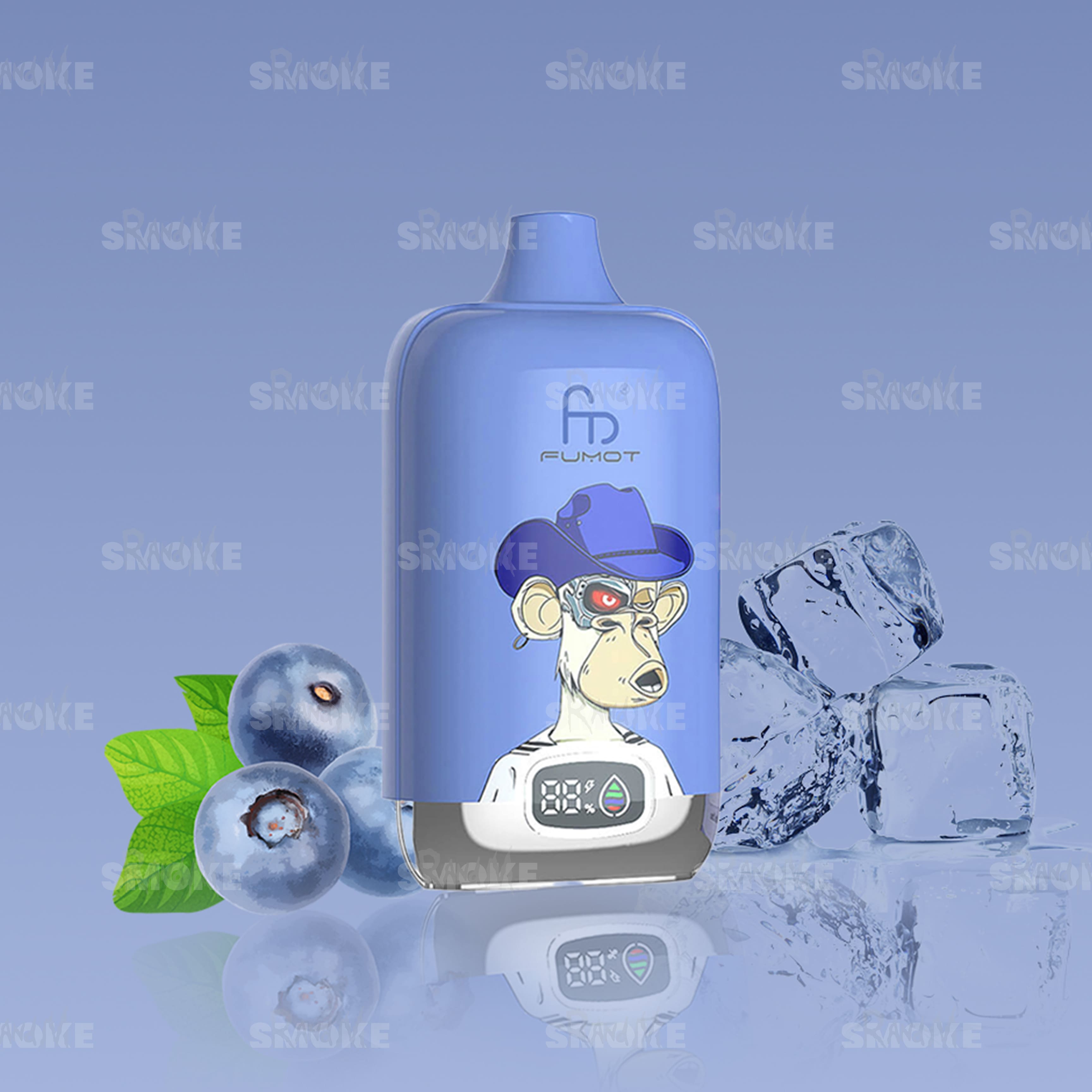 RandM Tornado Vape 12000 Blueberry on Ice – Blaubeere mit Eis-Effekt