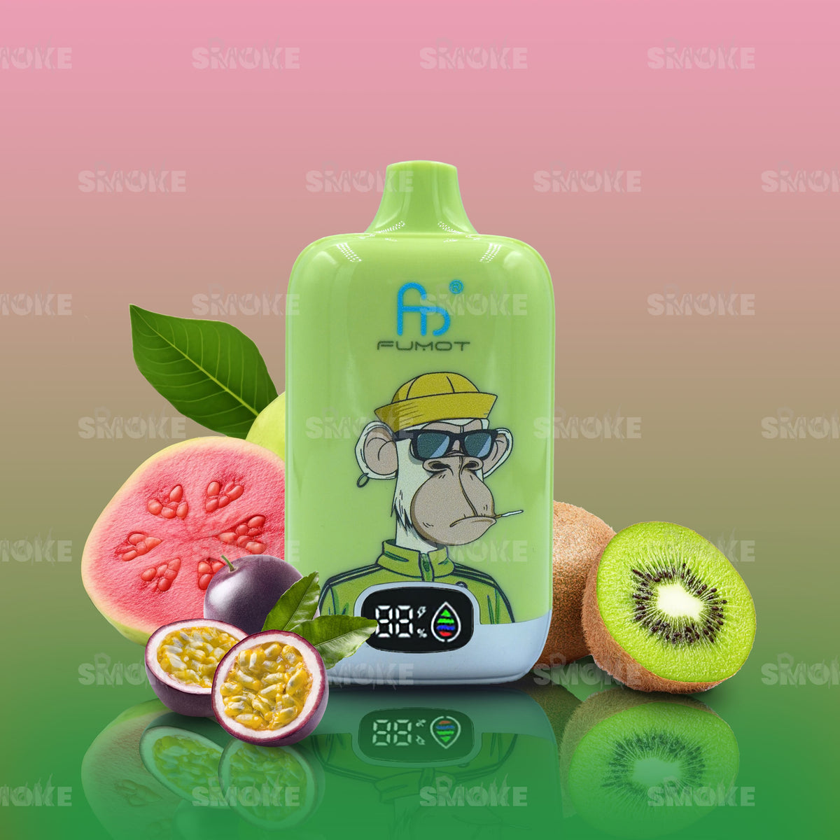 RandM Vape Tornado 12000 Kiwi Passionfruit Guava – Kiwi, Passionsfrucht und Guave vereint zu einem exotischen Fruchtmix