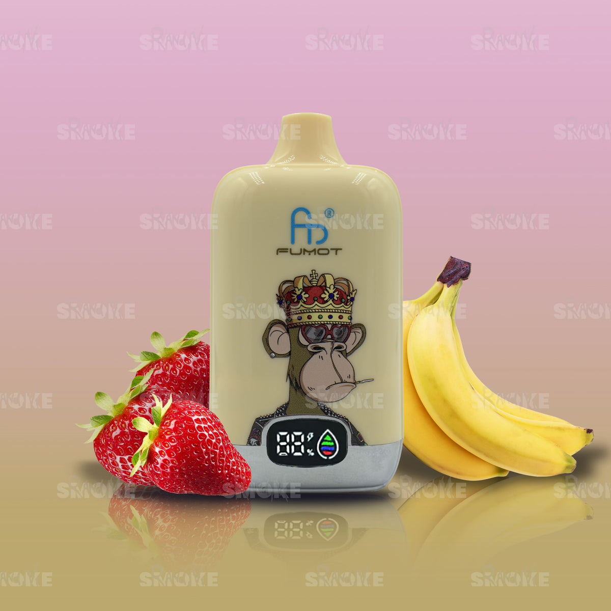 RandM Tornado 12000 Strawberry Banana – Erdbeere und Banane süß kombiniert