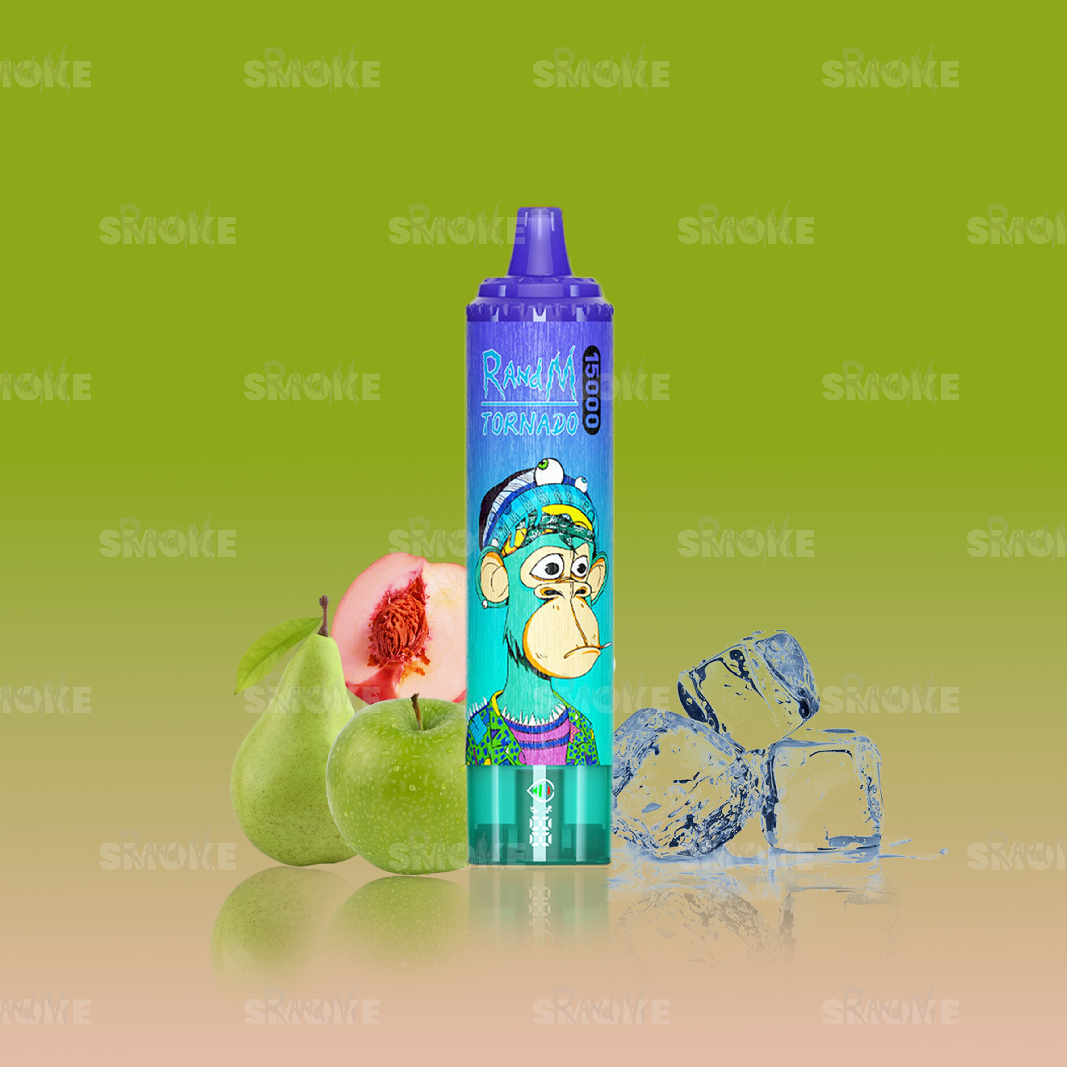 RandM Tornado Vape 15000 Apple Peach Bear – Apfel und Pfirsich