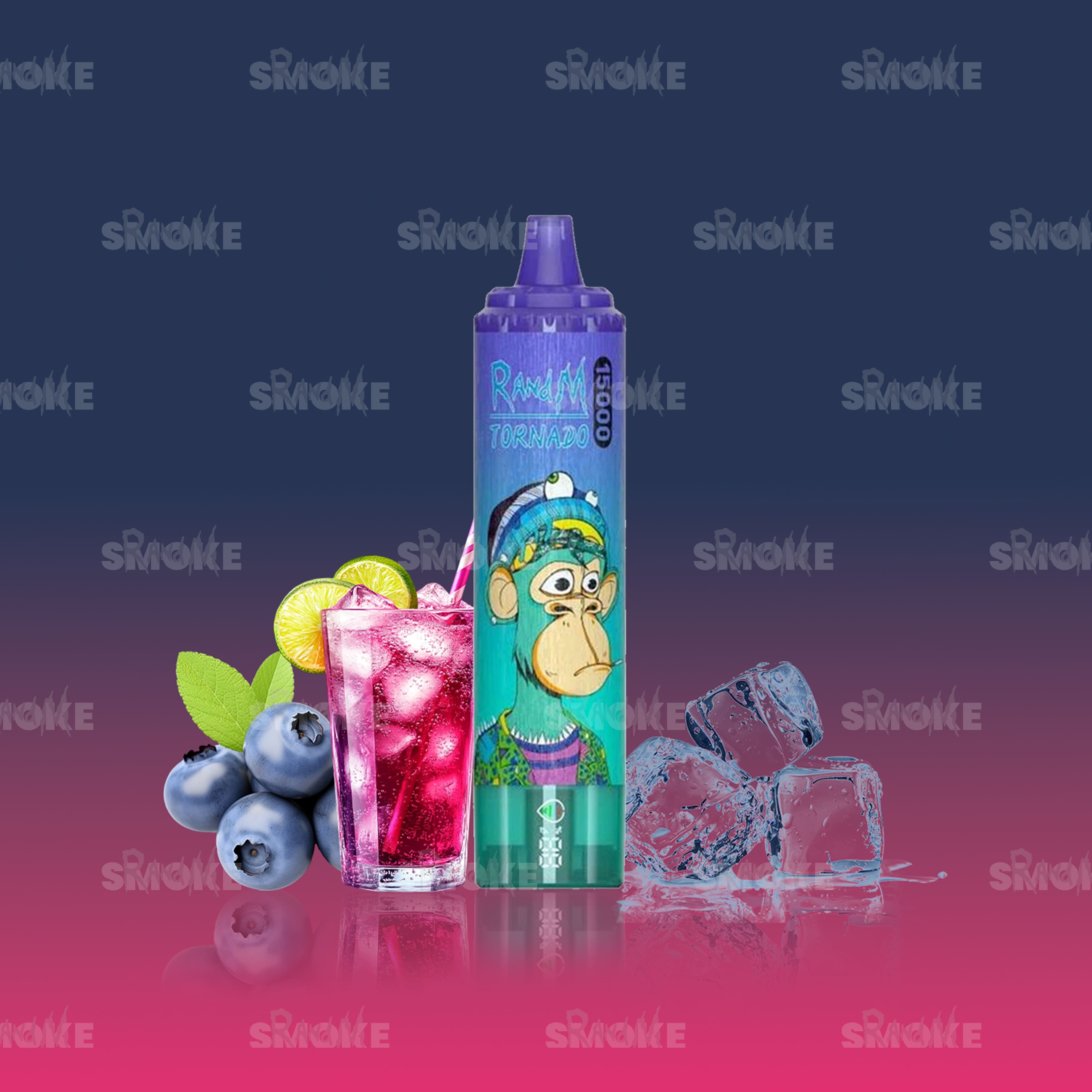 RandM Tornado Vape 15000 Blue Razz Lemonade – Blaue Himbeere mit Limonade