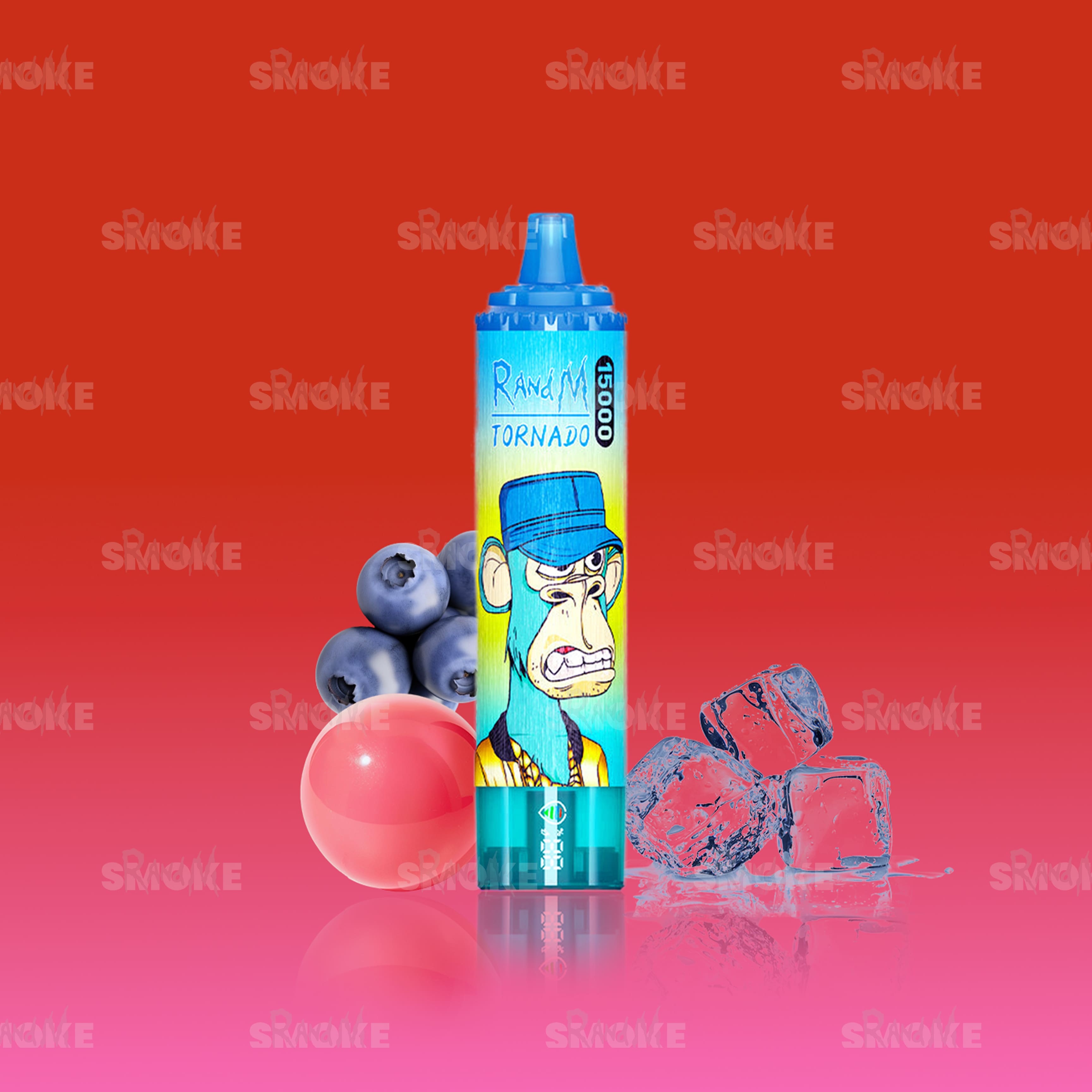 RandM Tornado Vape 15000 Blueberry Bubblegum – Blaubeere mit Kaugummi-Note