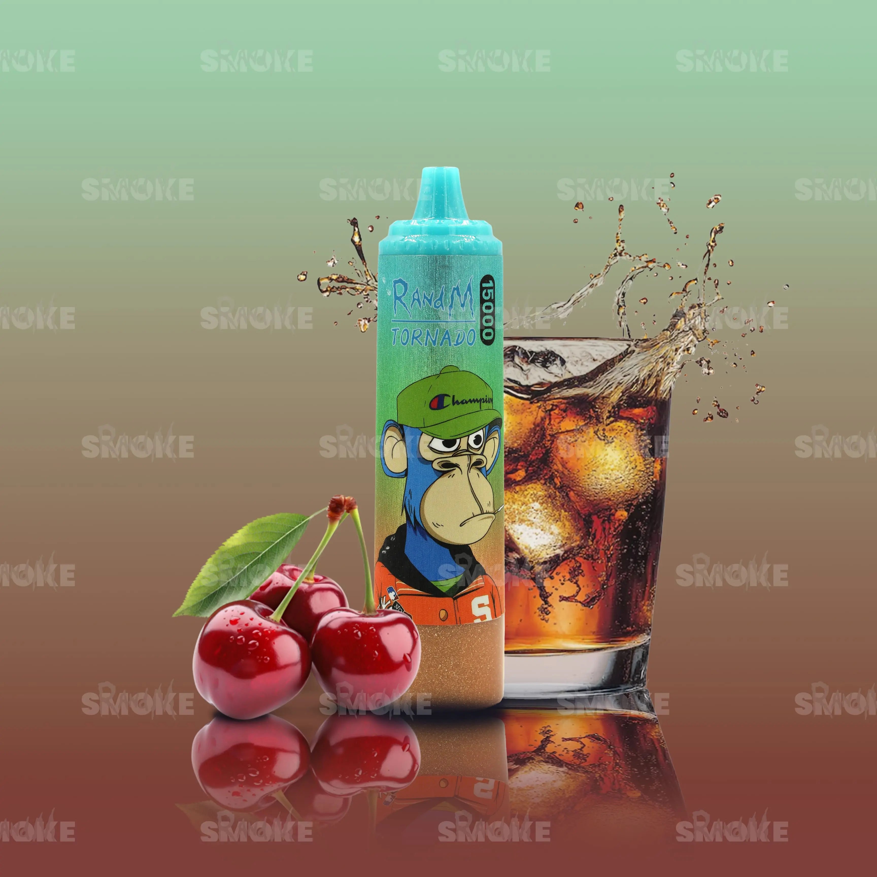 RandM Vape Tornado 15000 Cherry Cola – Klassischer Cola-Geschmack mit einer süßen Kirsch-Note