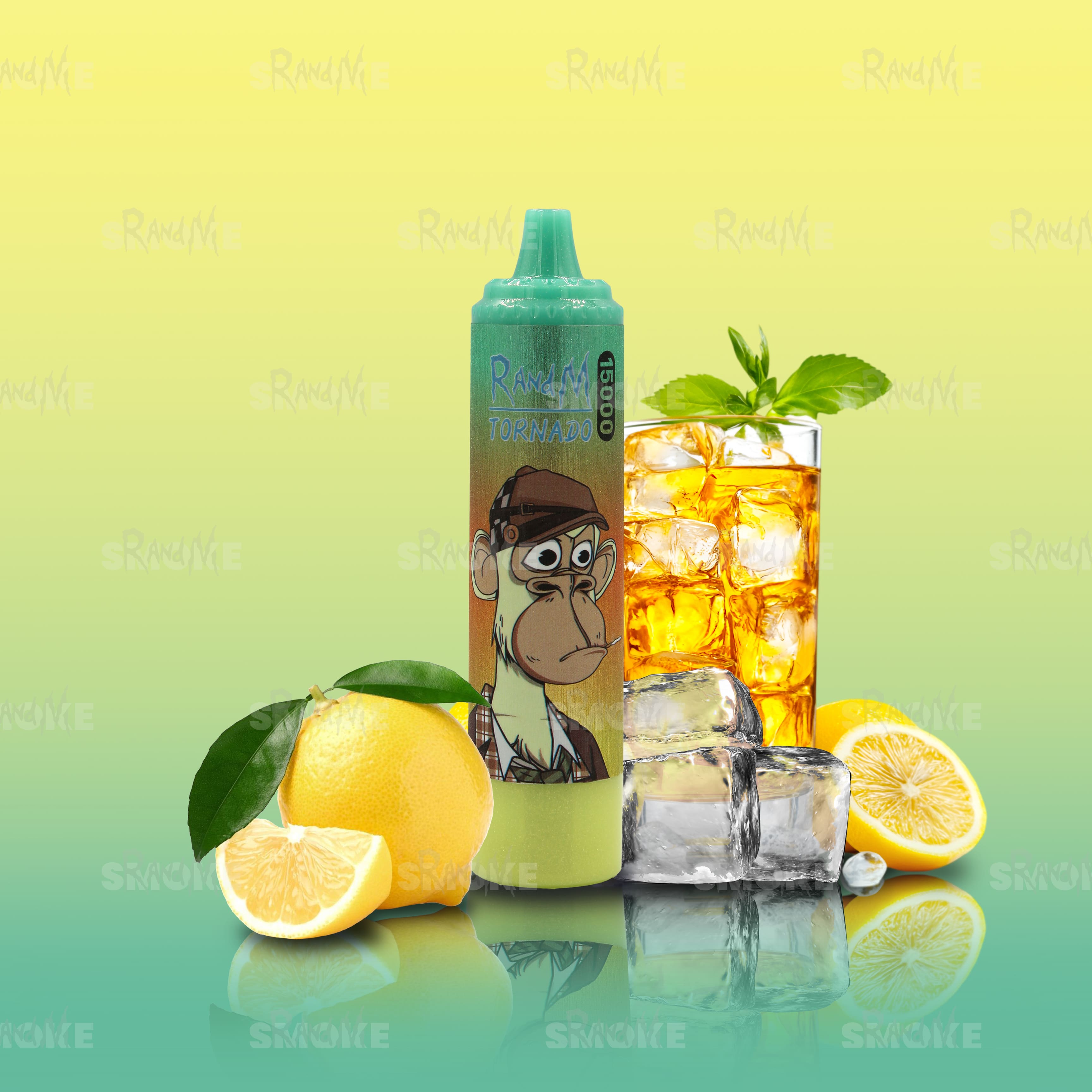 RandM Vape Tornado 15000 Ice Tea Lemon Ice – Zitroniger Eistee mit einer eisigen Brise für sommerliche Frische