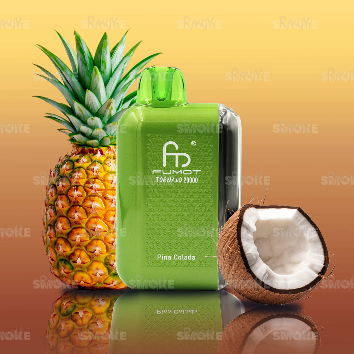 RandM Vape Tornado 20000 Pina Colada – Tropischer Cocktailgeschmack mit Ananas und Kokosnuss, wie ein Urlaub in der Karibik