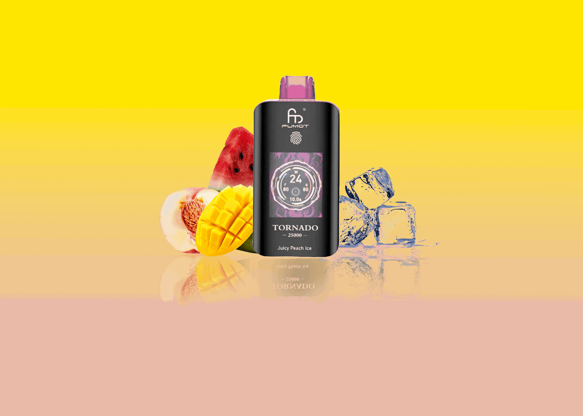 RandM Vape Tornado 25000 Peach Mango Watermelon – Fruchtige Mischung aus Pfirsich, Mango und Wassermelone
