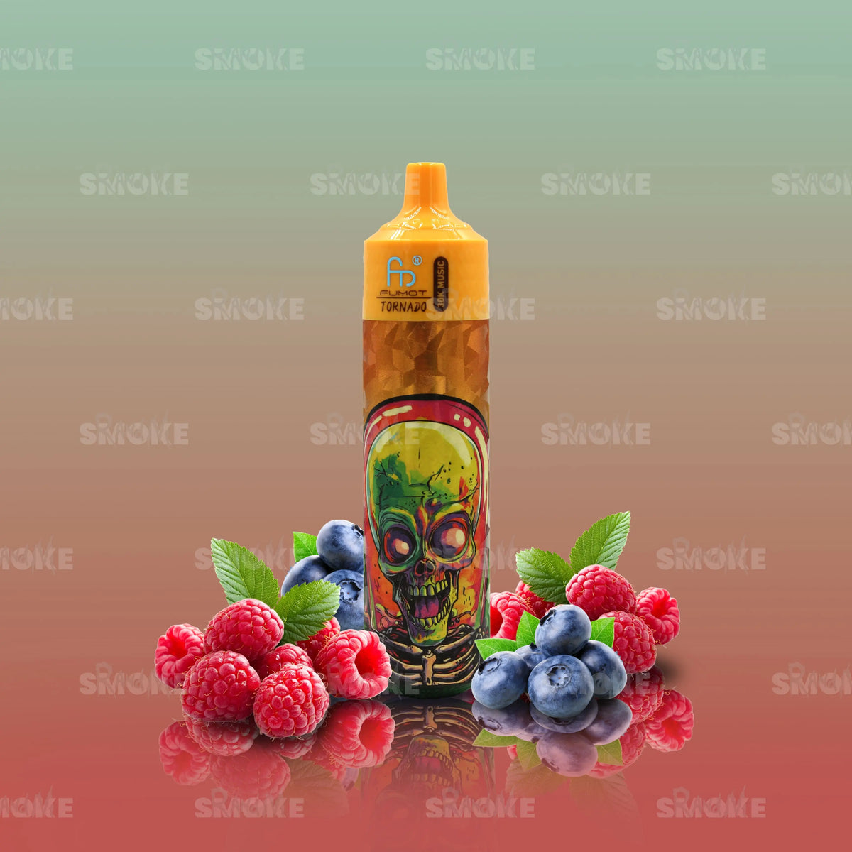 RandM Vape Tornado 30000 Bluesour Raspberry – Sauer-herbe Blaubeere kombiniert mit spritziger Himbeere