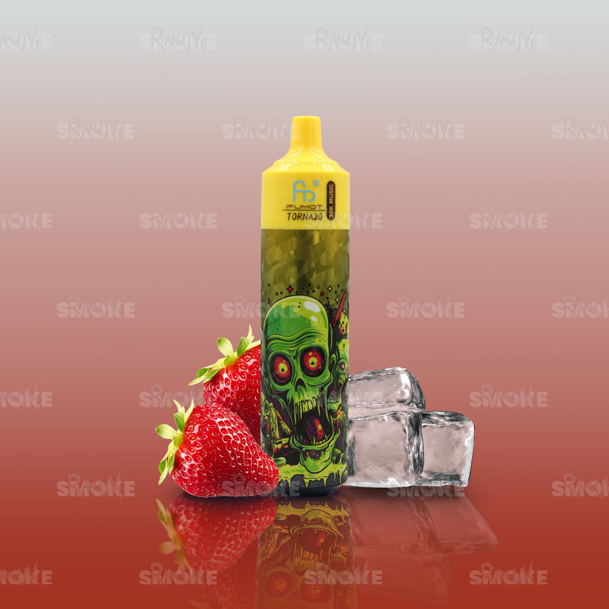 RandM Vape Tornado 30000 Strawberry Ice – Saftige Erdbeere mit einer kühlen Ice-Note für erfrischenden Genuss
