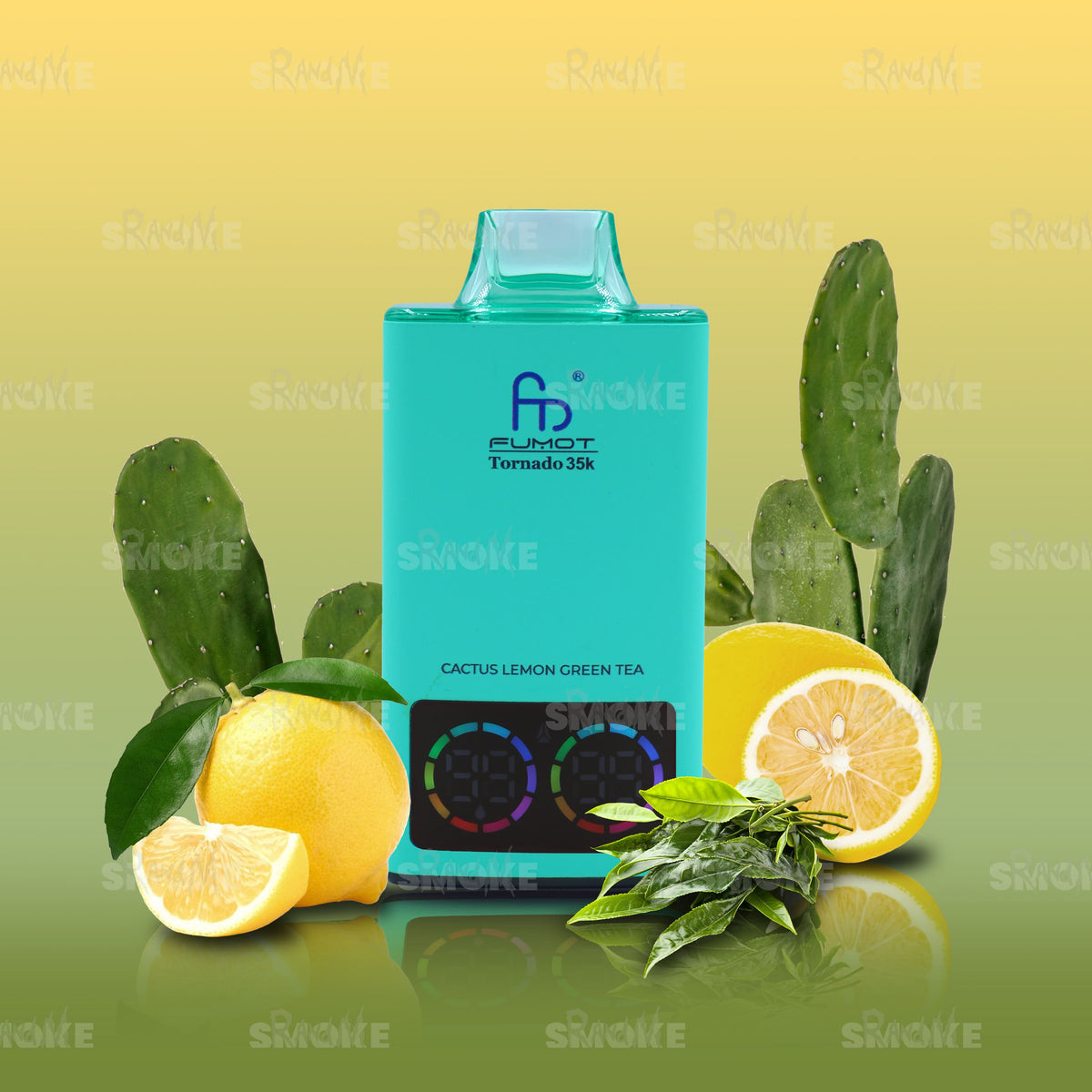 RandM Vape Tornado 35000 Cactus Lemon Green Tea – Grüner Tee mit Zitrone und exotischem Kaktus
