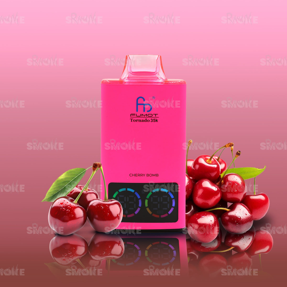 RandM Vape Tornado 35000 Cherry Bomb – Intensiv-süße Kirsche mit spritzigem Finish – wie eine Geschmacksexplosion