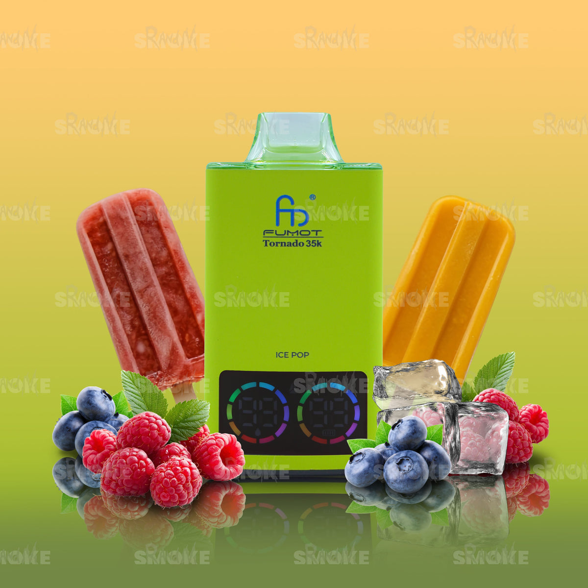 RandM Vape Tornado 35000 Ice Pop – Bunter Eis-Lolly-Geschmack mit fruchtiger Süße und kühlem Finish