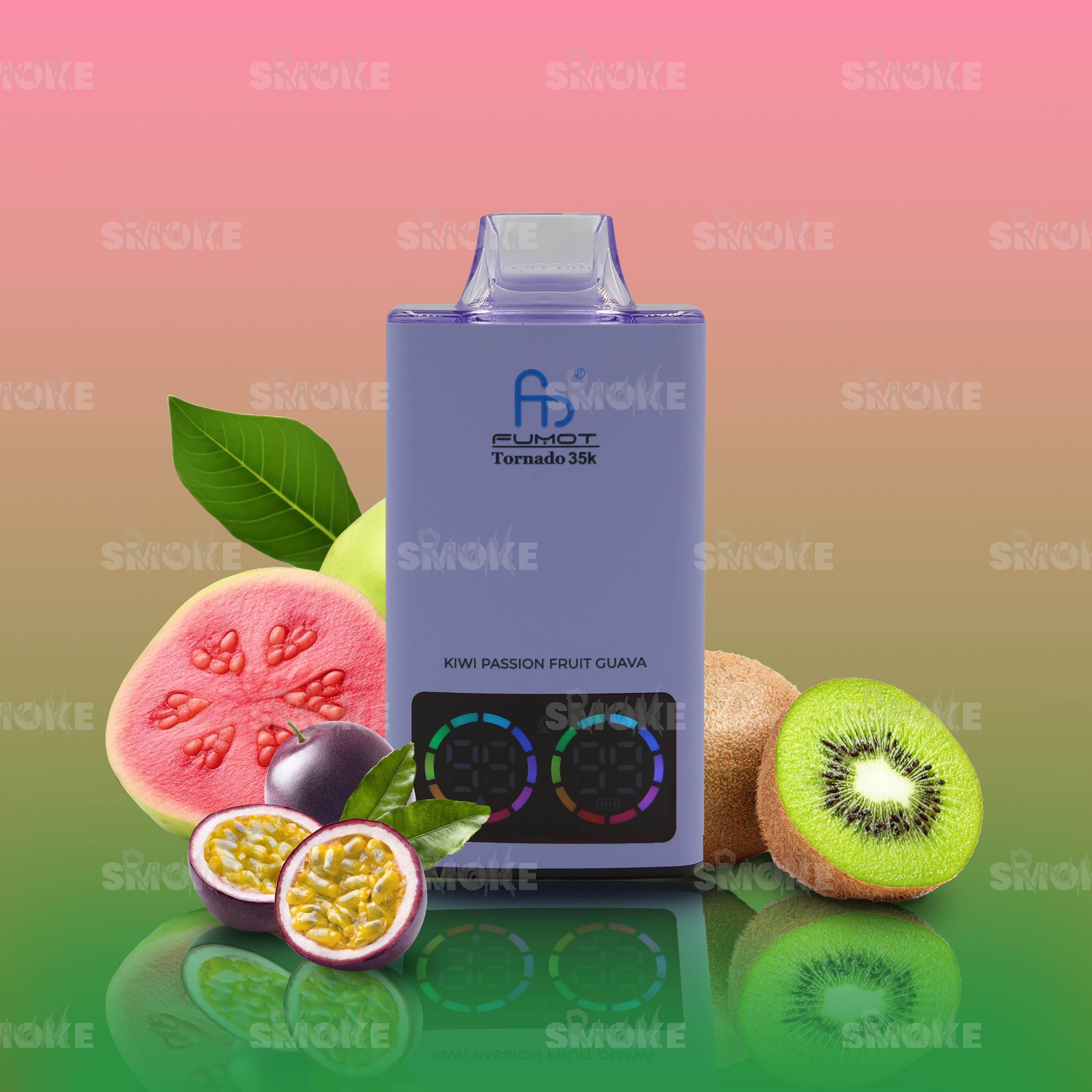 RandM Vape Tornado 35000 Kiwi Passionfruit Guava – Tropischer Dreiklang aus Kiwi, Passionsfrucht und Guave für pure Exotik