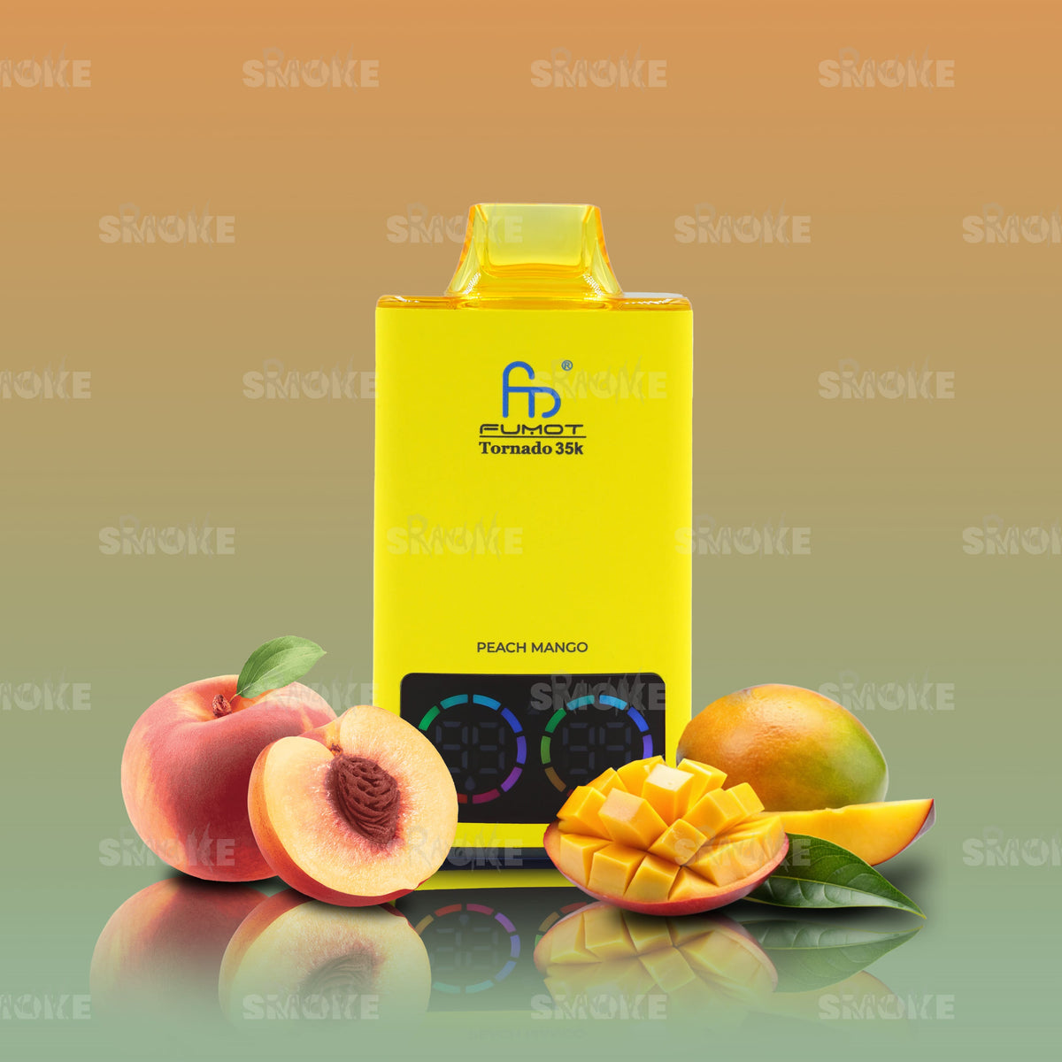 RandM Vape Tornado 35000 Peach Mango – Saftiger Pfirsich vereint mit tropischer Mango für ein exotisch-süßes Geschmackserlebnis