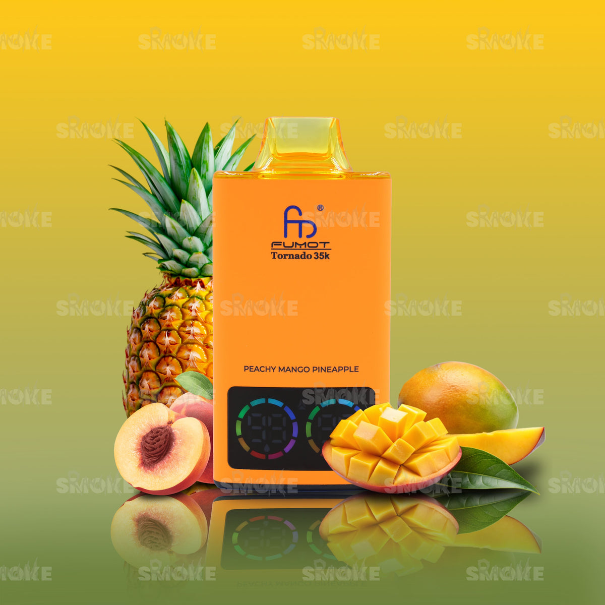 RandM Vape Tornado 35000 Peachy Mango Pineapple – Tropenmix aus Pfirsich, Mango und Ananas
