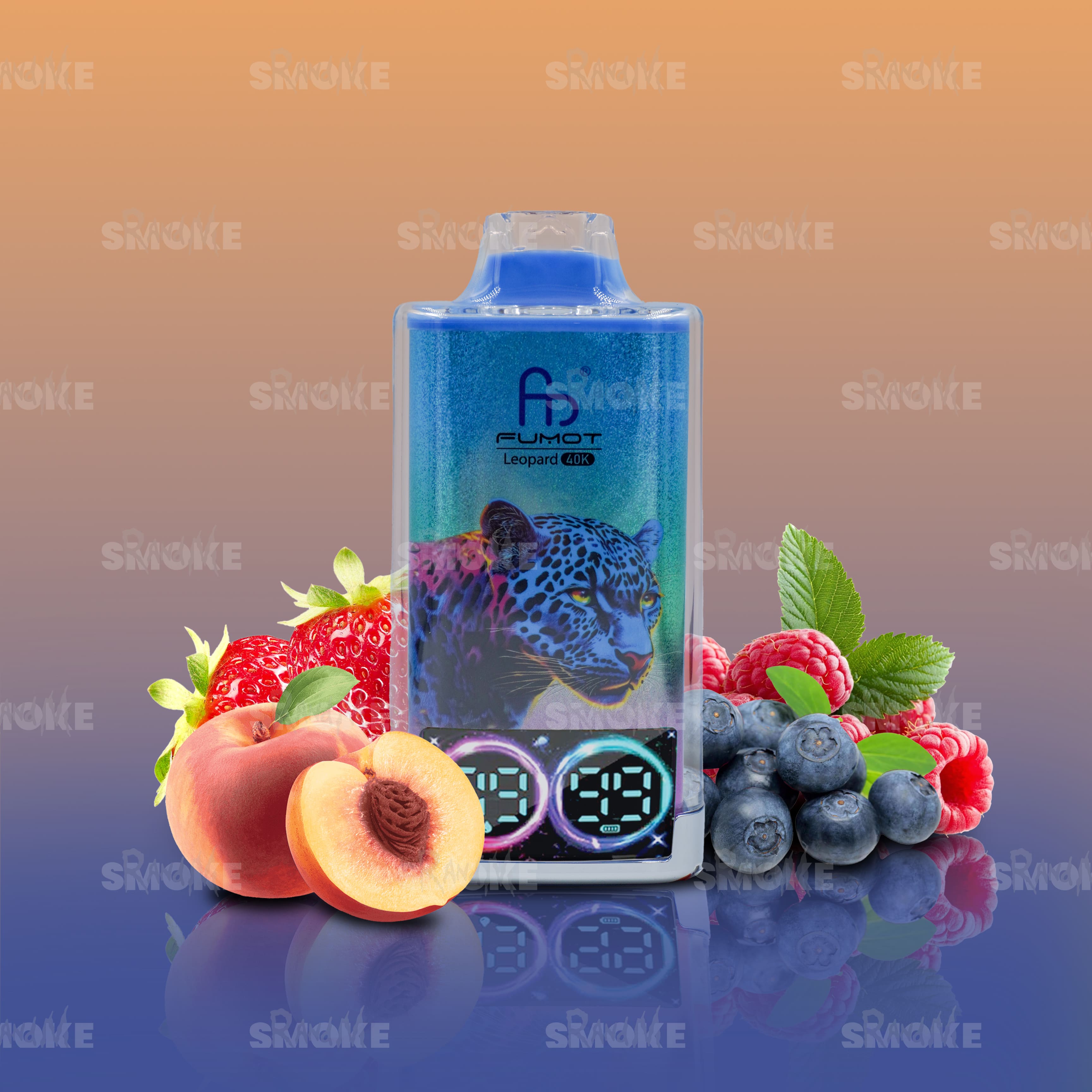 RandM Vape Tornado 40000 Peach Berry – Saftiger Pfirsich trifft auf bunte Beeren