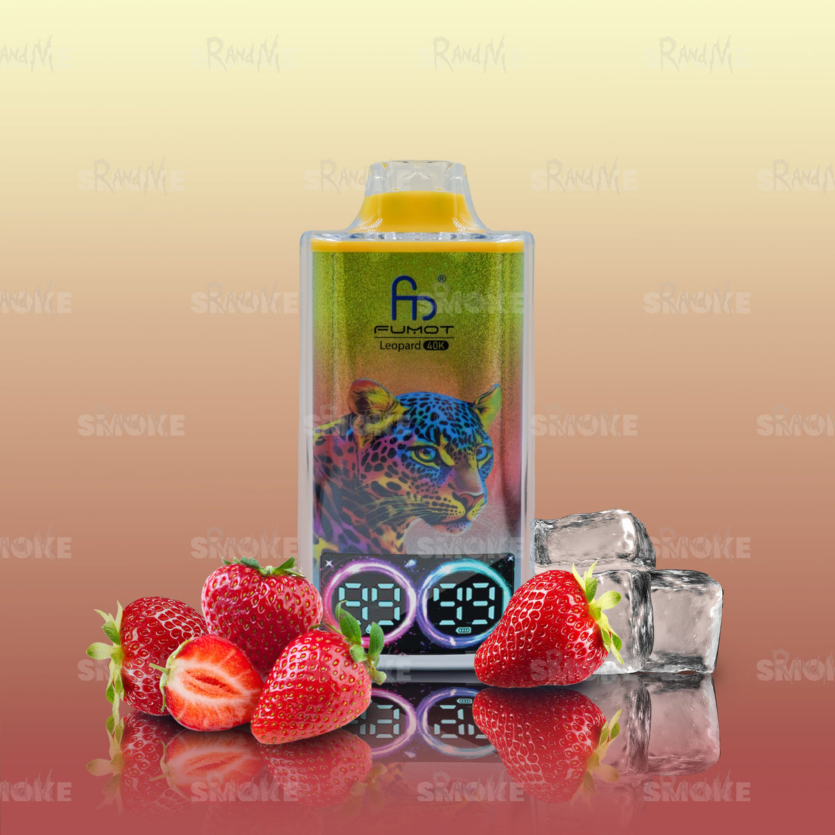 RandM Vape Tornado 40000 Strawberry Ice – Süße Erdbeere mit kühler Ice-Note