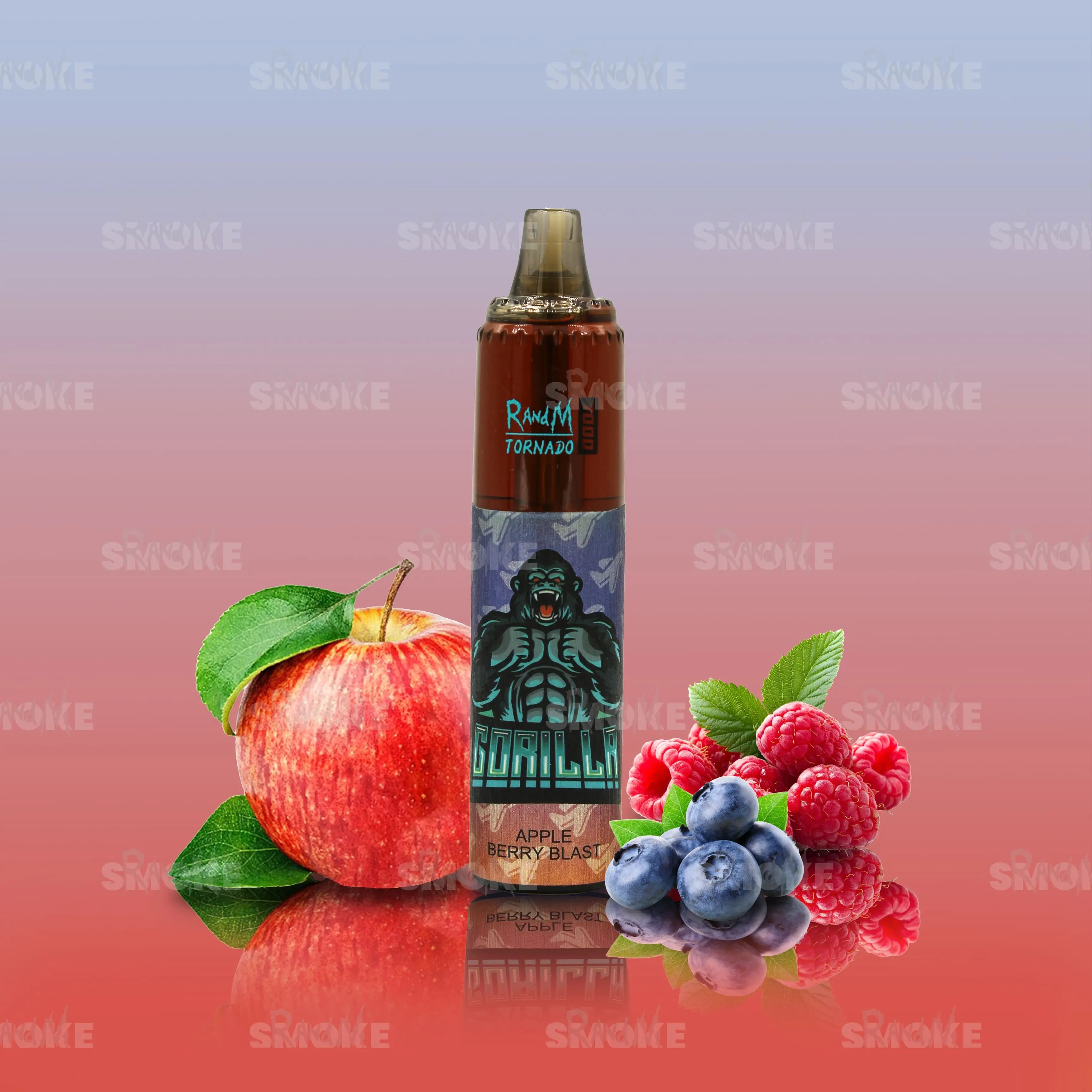 RandM Vape Tornado 7000 Apple Berry Blast – Frischer Apfel trifft auf eine fruchtige Beerenexplosion für intensiven Geschmack