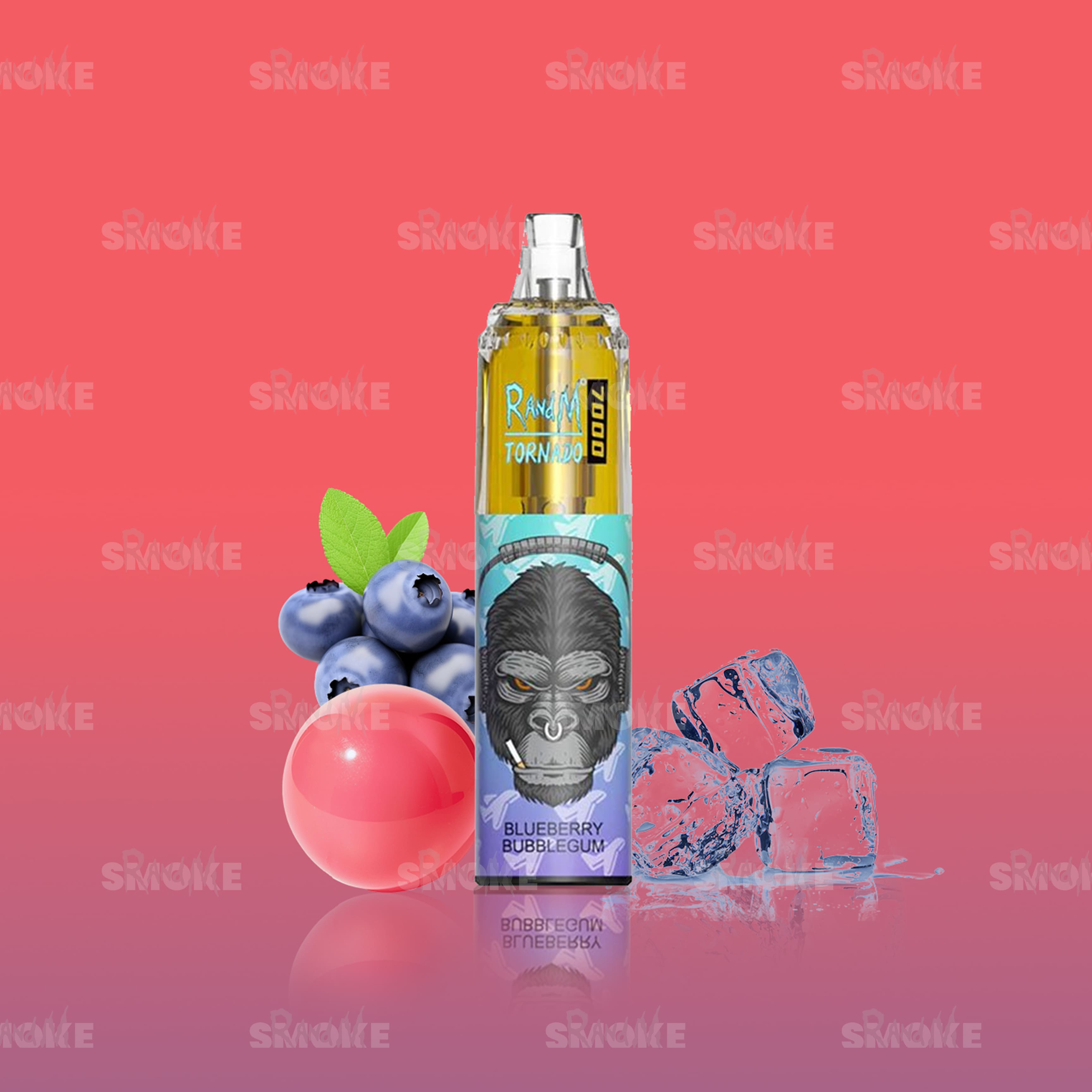 RandM Tornado Vape 7000 Blueberry Bubblegum – Blaubeere mit Kaugummi-Geschmack
