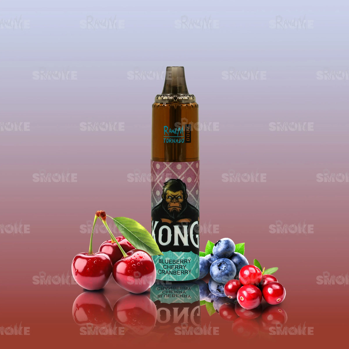 RandM Vape Tornado 7000 Blueberry Cherry Cranberry – Dreifacher Fruchtmix aus Blaubeere, Kirsche und Cranberry für ein intensives Beerenaroma