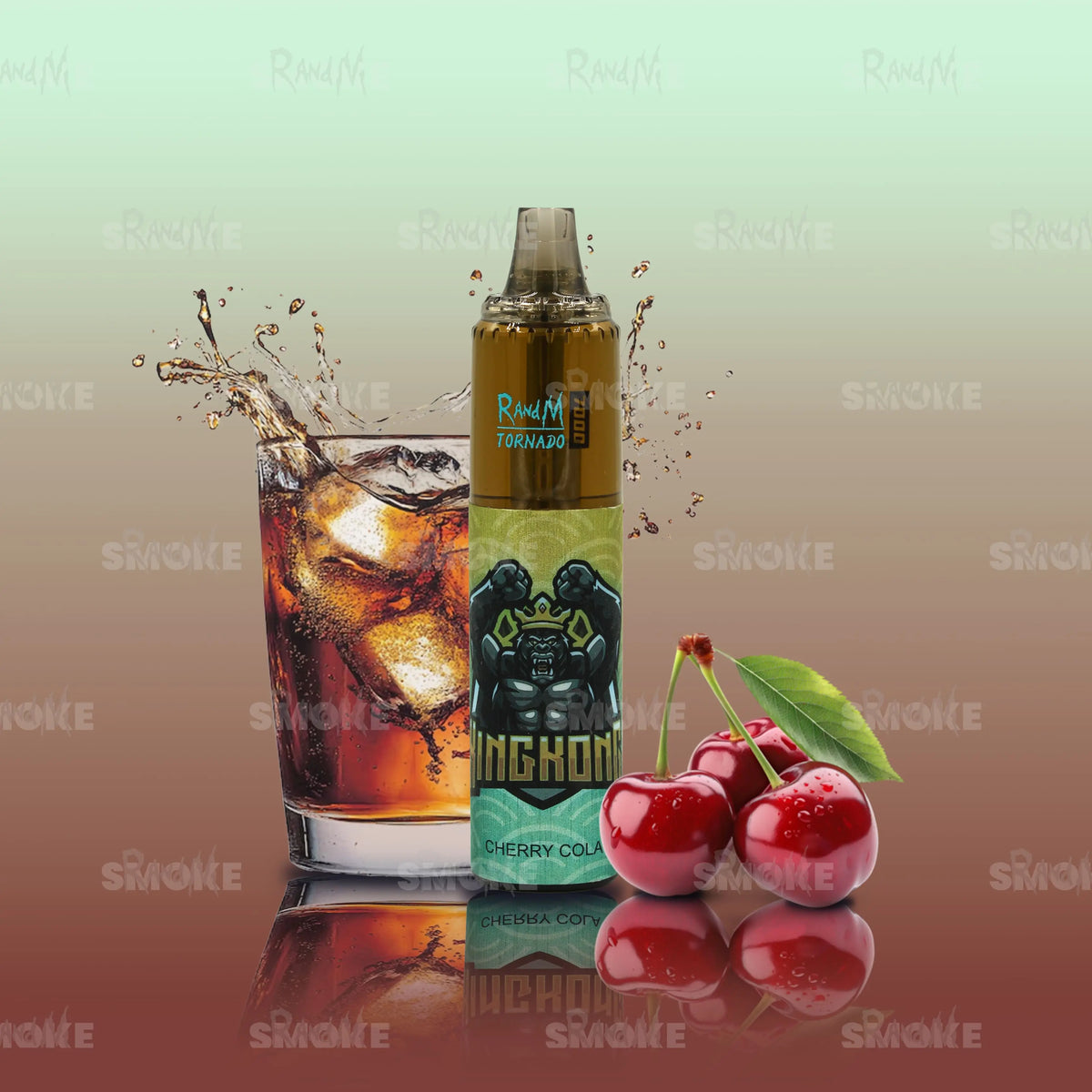 RandM Vape Tornado 7000 Cherry Cola – Klassischer Cola-Geschmack mit einer süß-fruchtigen Kirsch-Note