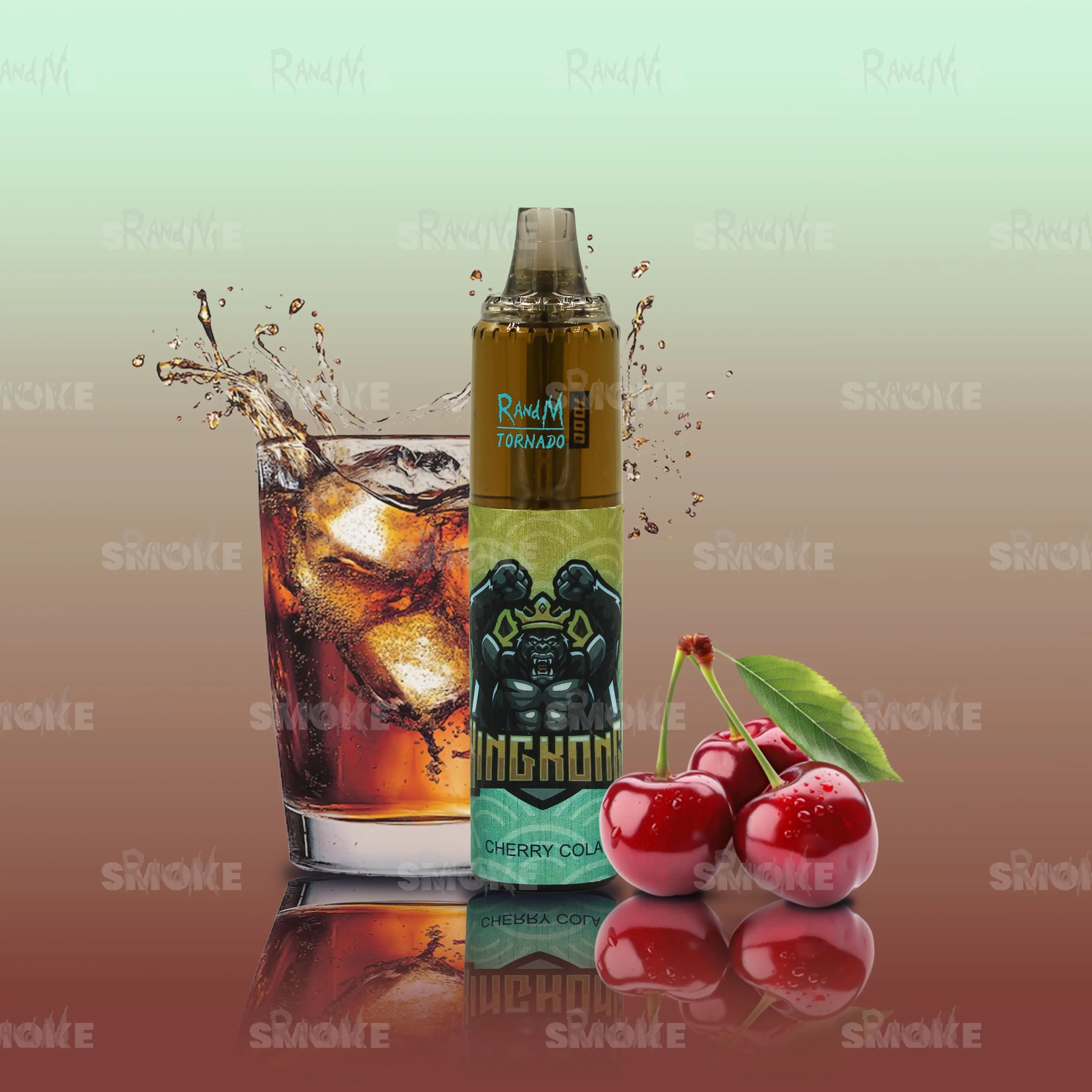 RandM Vape Tornado 7000 Cherry Cola – Klassischer Cola-Geschmack mit einer süß-fruchtigen Kirsch-Note