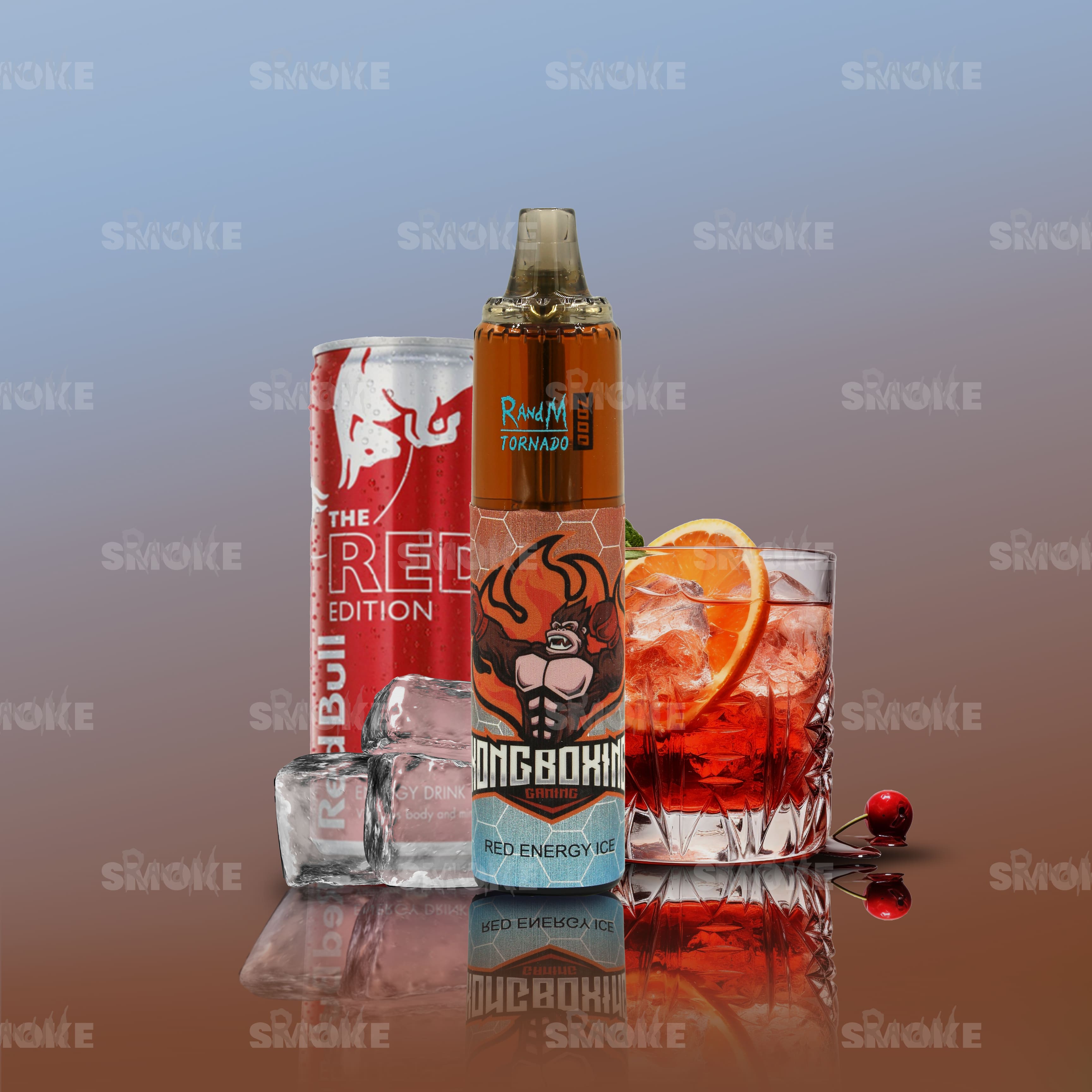 RandM Vape Tornado 7000 Red Energy Ice – Belebender Energy-Geschmack mit einem Hauch eisiger Frische