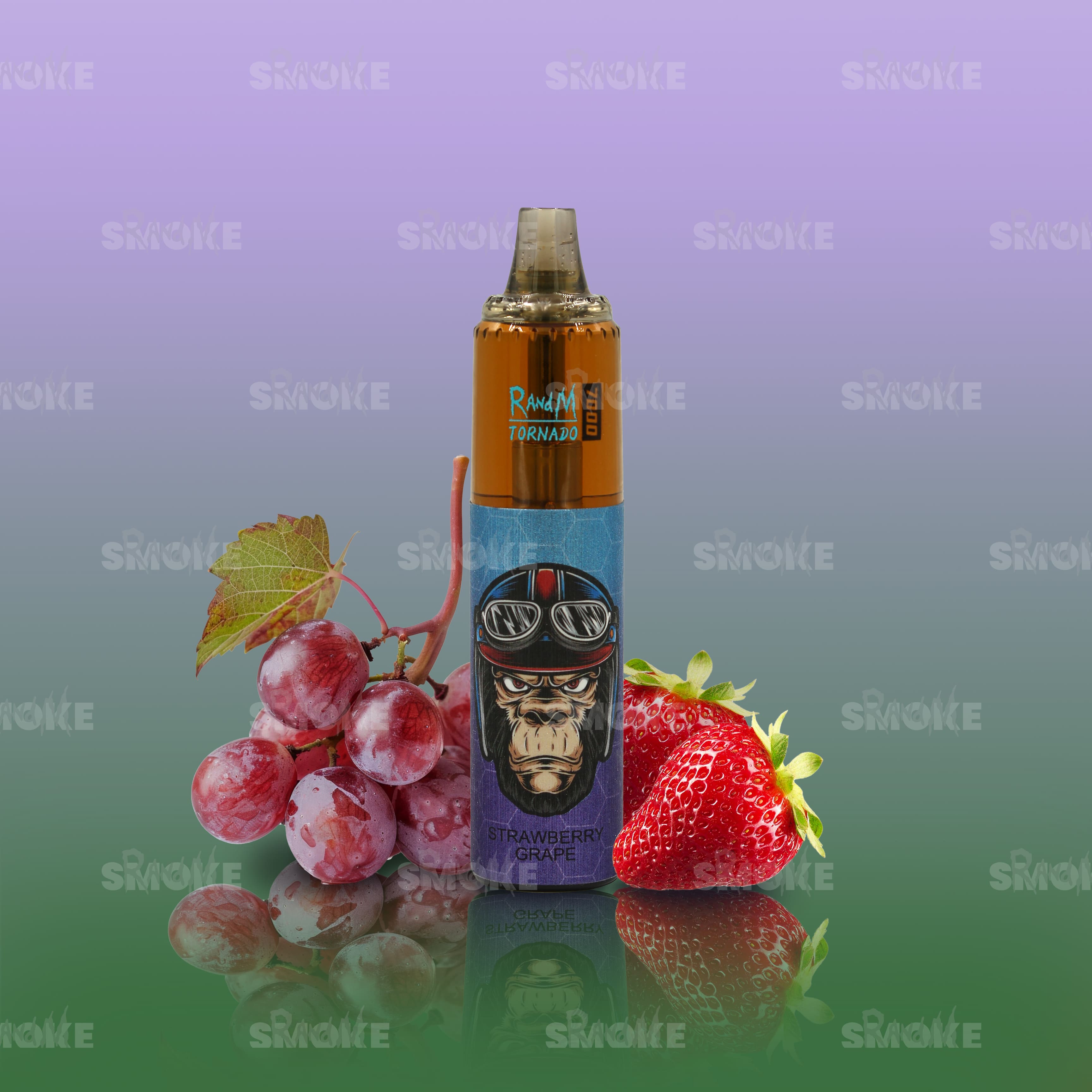 RandM Vape Tornado 7000 Strawberry Grape – Erdbeere und Traube verschmelzen zu einem süßen, fruchtigen Erlebnis