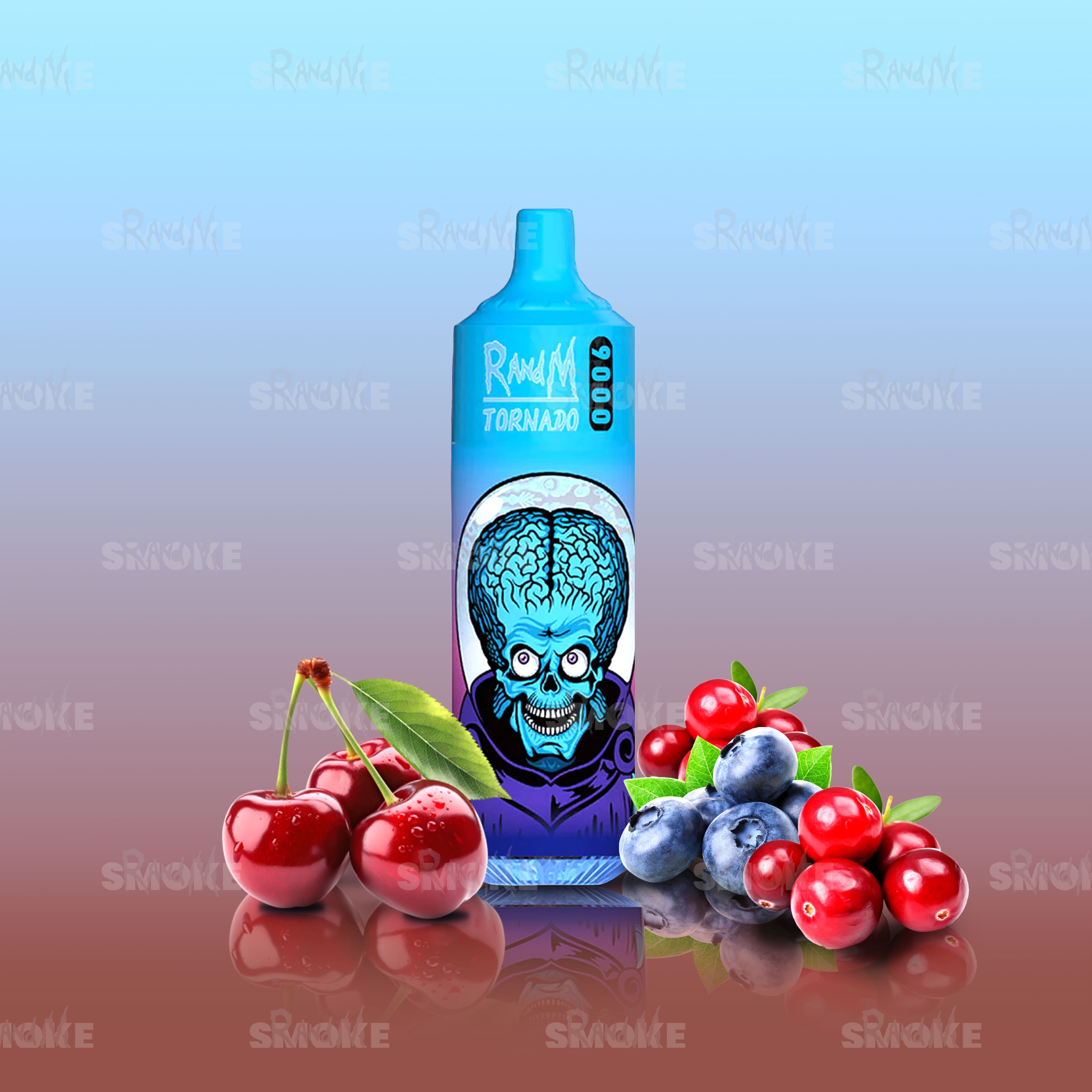 RandM Vape Tornado 9000 Blueberry Cherry Cranberry – Mix aus Blaubeere, Kirsche und Cranberry
