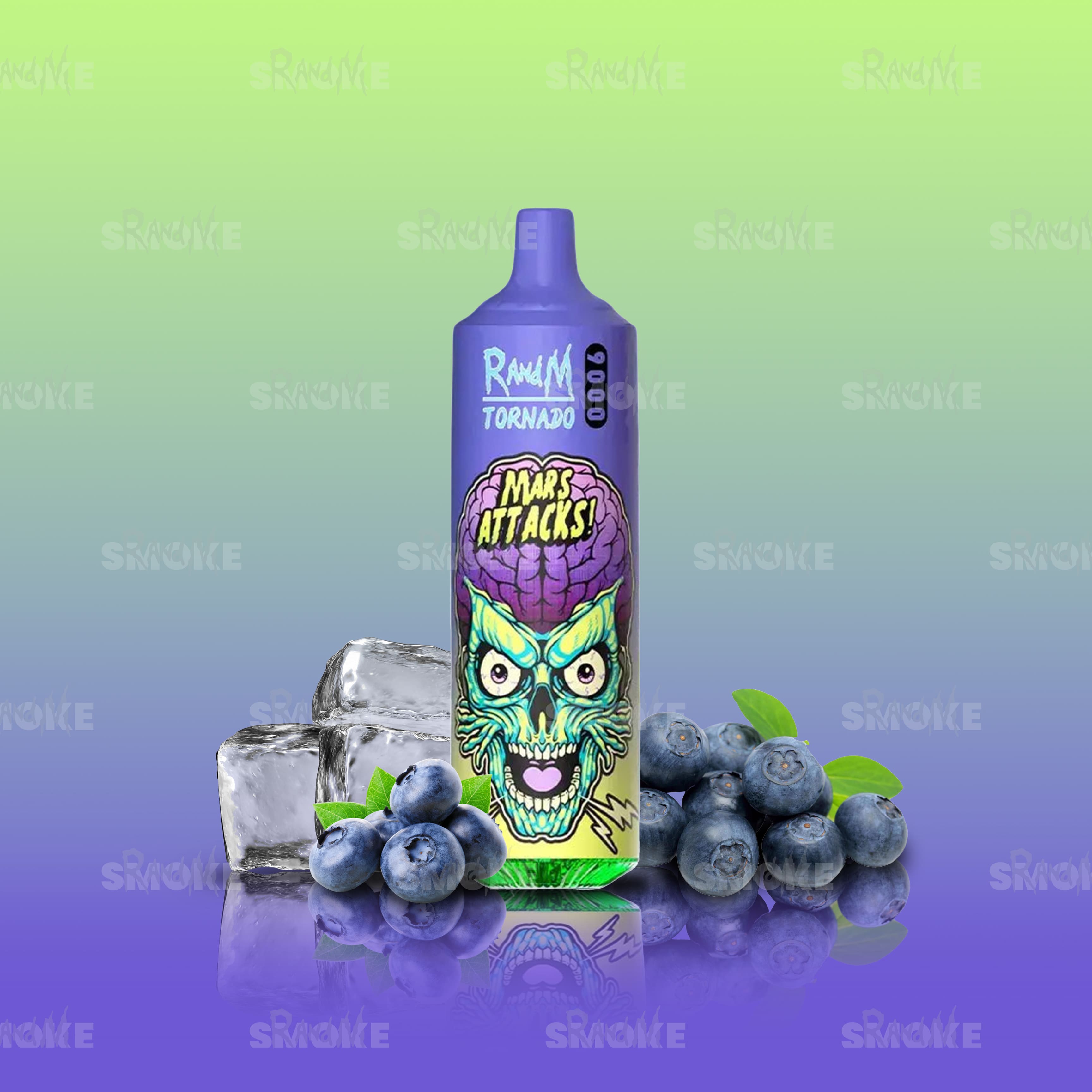 RandM Vape Tornado 9000 Blueberry Ice – Kühle Blaubeere mit Eis-Effekt