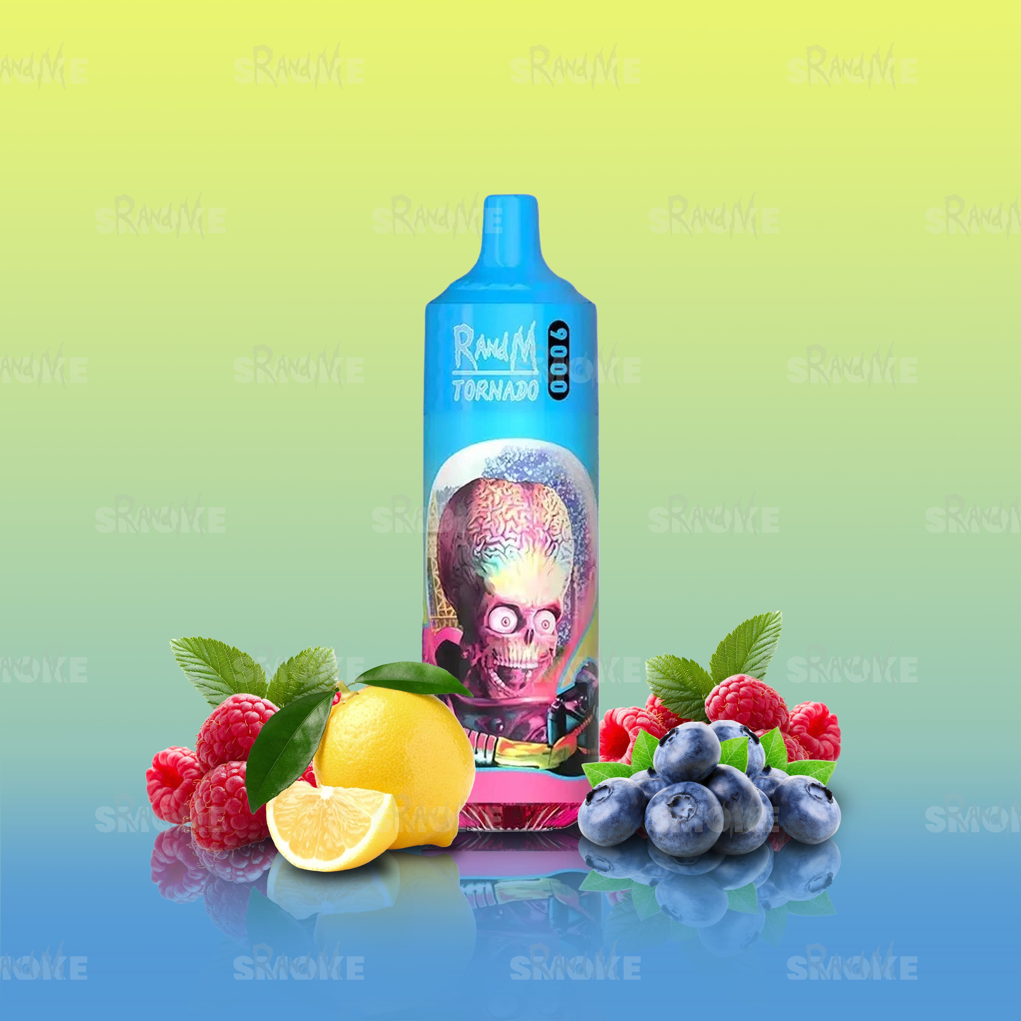 RandM Vape Tornado 9000 Blueberry Sour Raspberry – Süß-saure Mischung aus Blaubeere und Himbeere