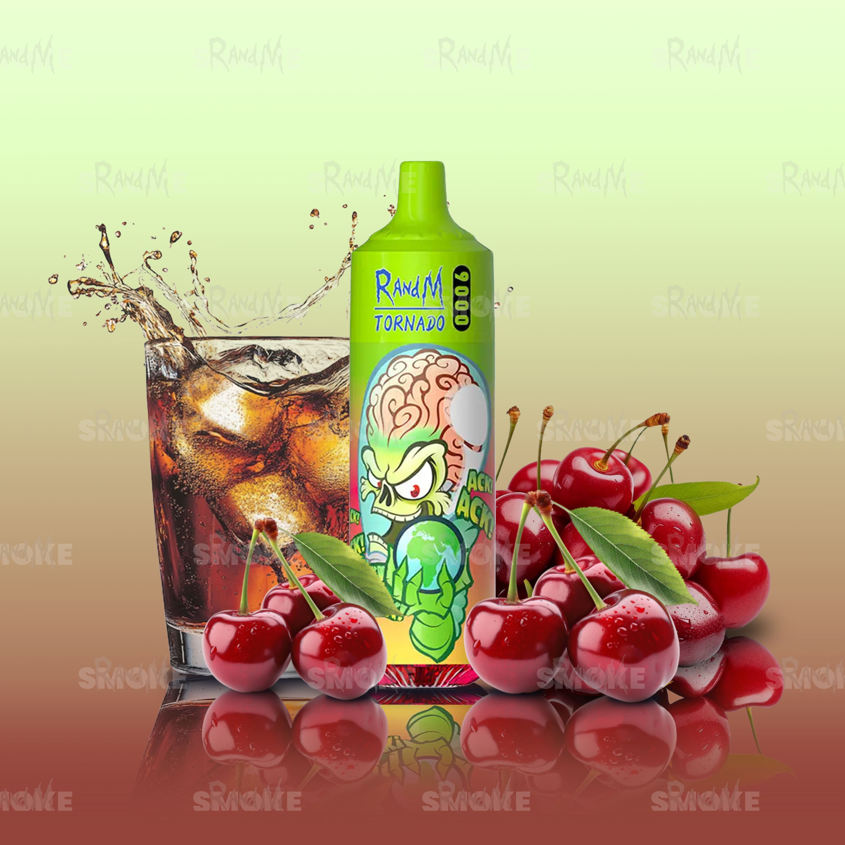 RandM Vape Tornado 9000 Cherry Cola – Erfrischende Cola mit Kirschgeschmack