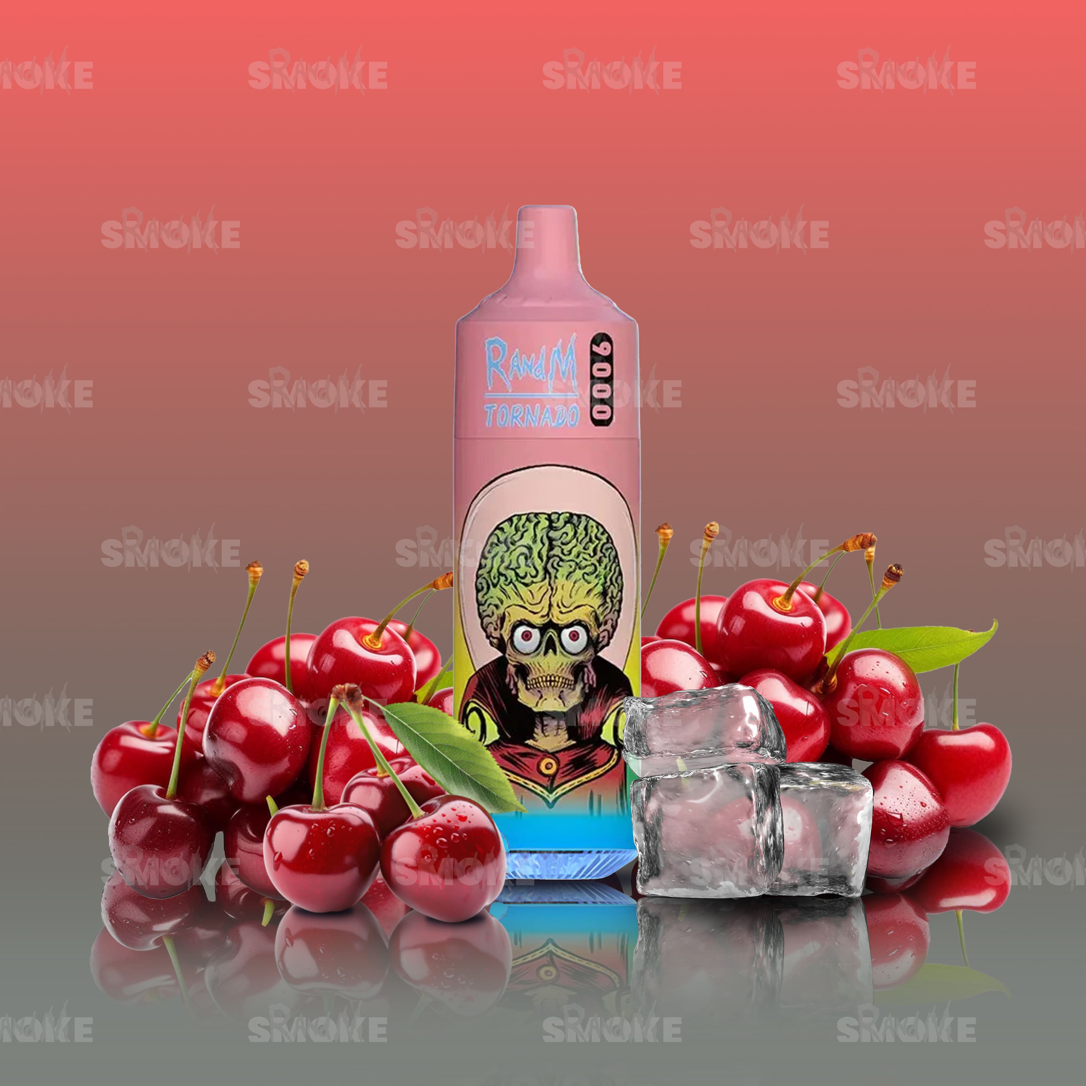 RandM Vape Tornado 9000 Fizzy Cherry – Spritziger Kirschgeschmack mit Kohlensäure-Effekt